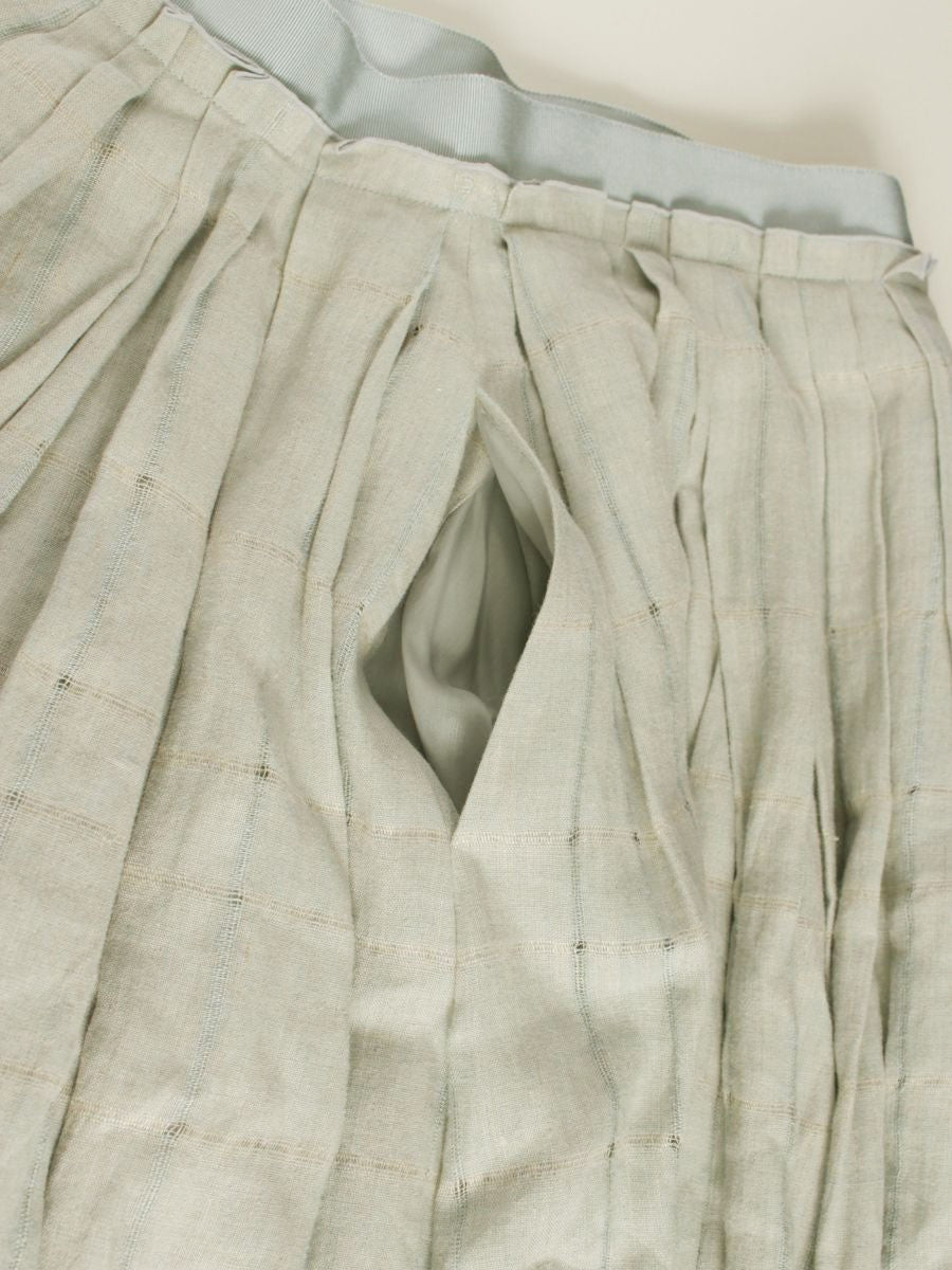 フォクシーブティック Skirt 39555 スカート 38 ブルー/ベージュ SP品 IT1L3BZBNMMZ