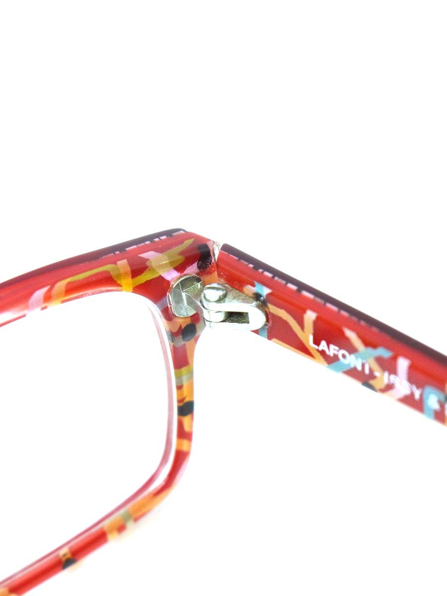 ラフォン 686 メガネ レッド ウェリントン LASER IT6X8XAXOGS6 【SALE】