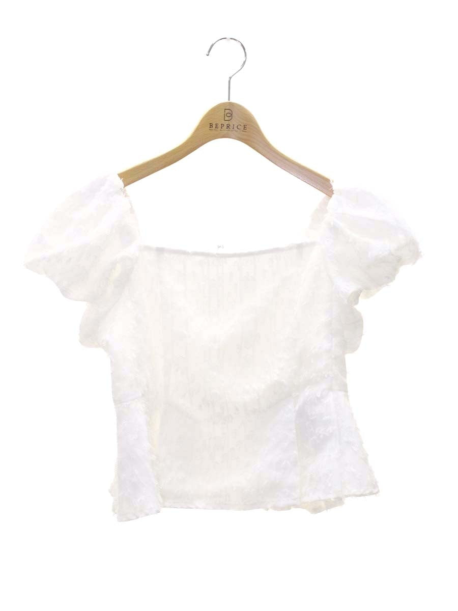 セルフォード CWFB252042 オフショルショートブラウス 38 ホワイト