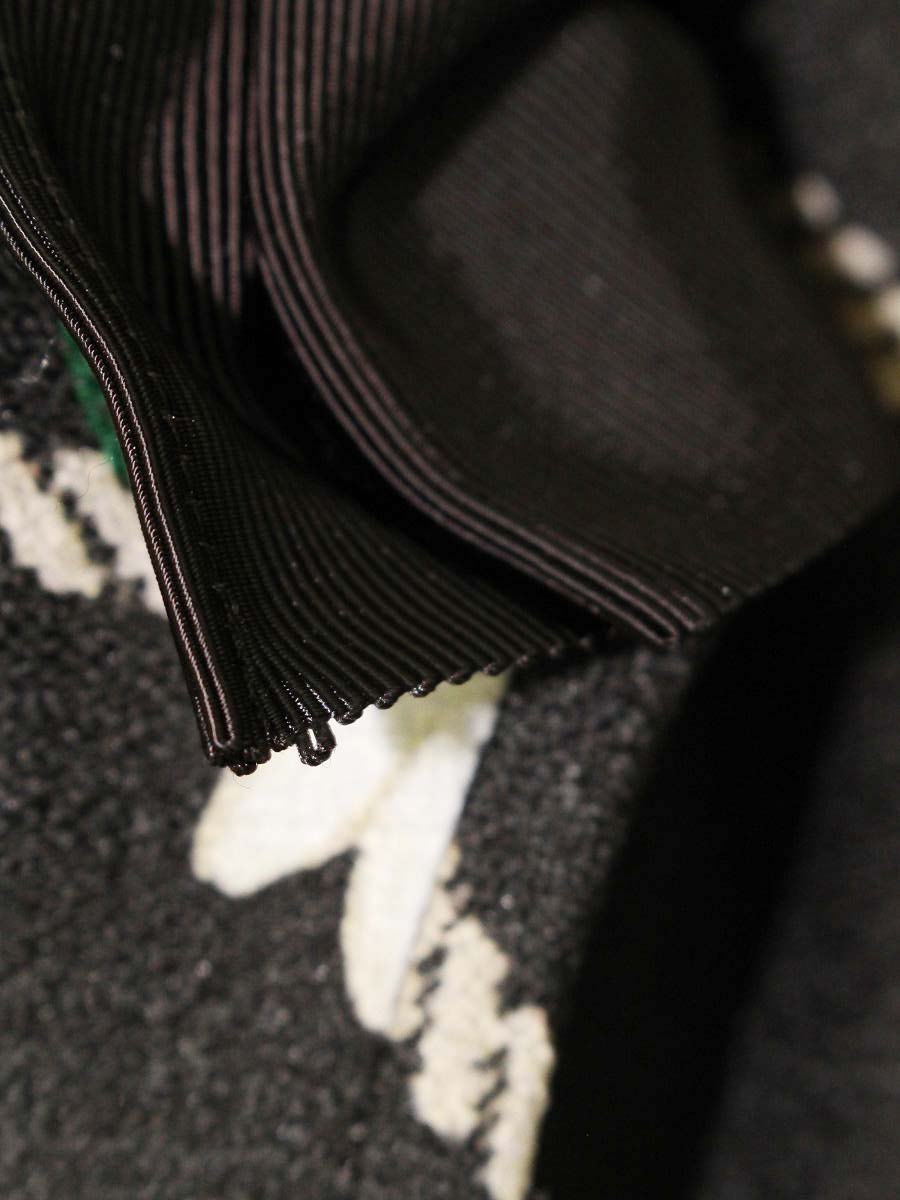 エムズグレイシー 010516 チュニック 40 ブラック チェックxデイジープリントチュニック ITI5K7615JV4