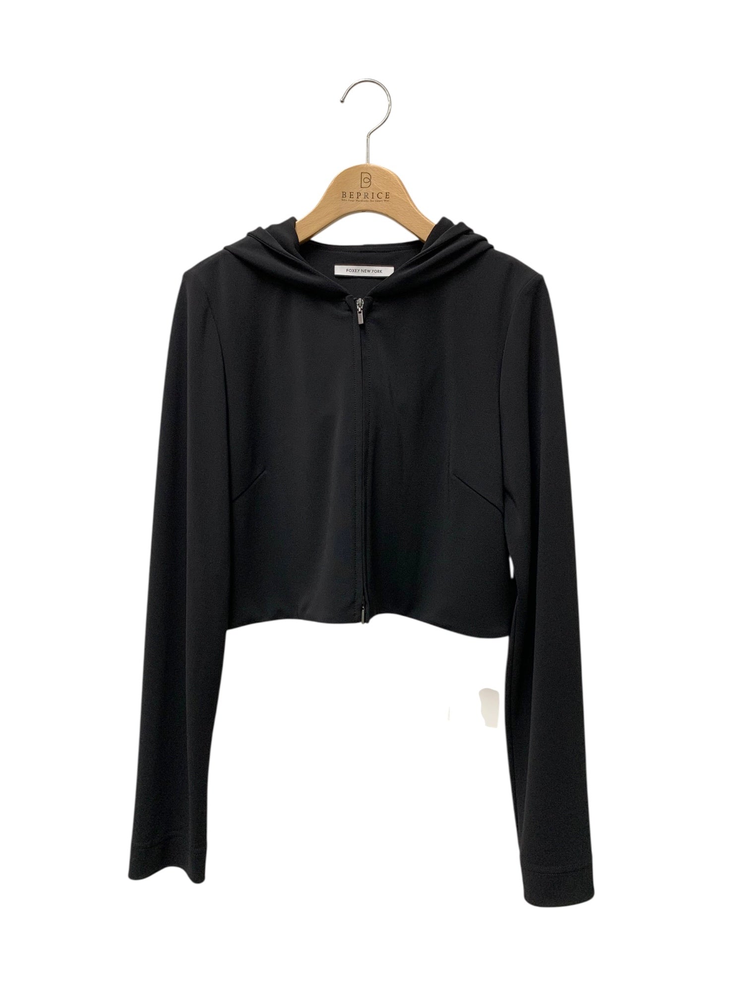 フォクシーニューヨーク Lady Parka 38232 パーカー 40 ブラック