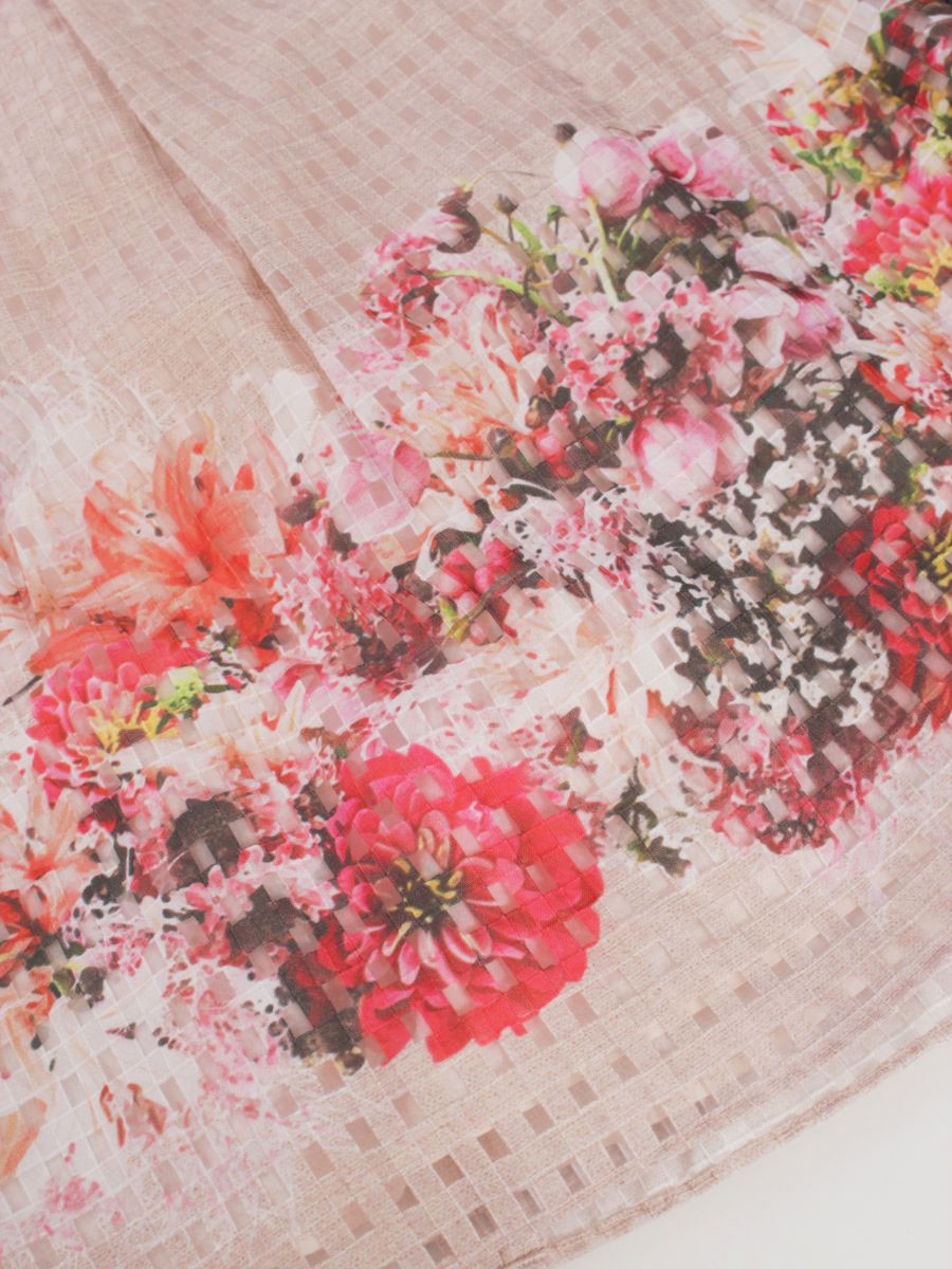 トッカ SKTOGM0250 スカート 2 ピンク チェック フラワープリント ITRHANF9SJ7K 【SALE】