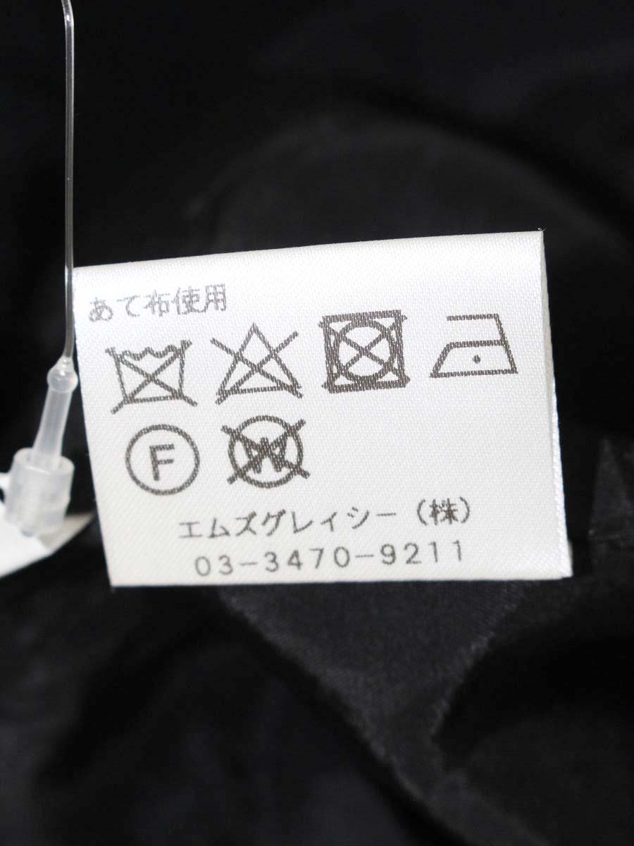 エムズグレイシー 011505 ワンピース 38 ブラック フラワーモチーフ キルティング ITT3WM11FNI2