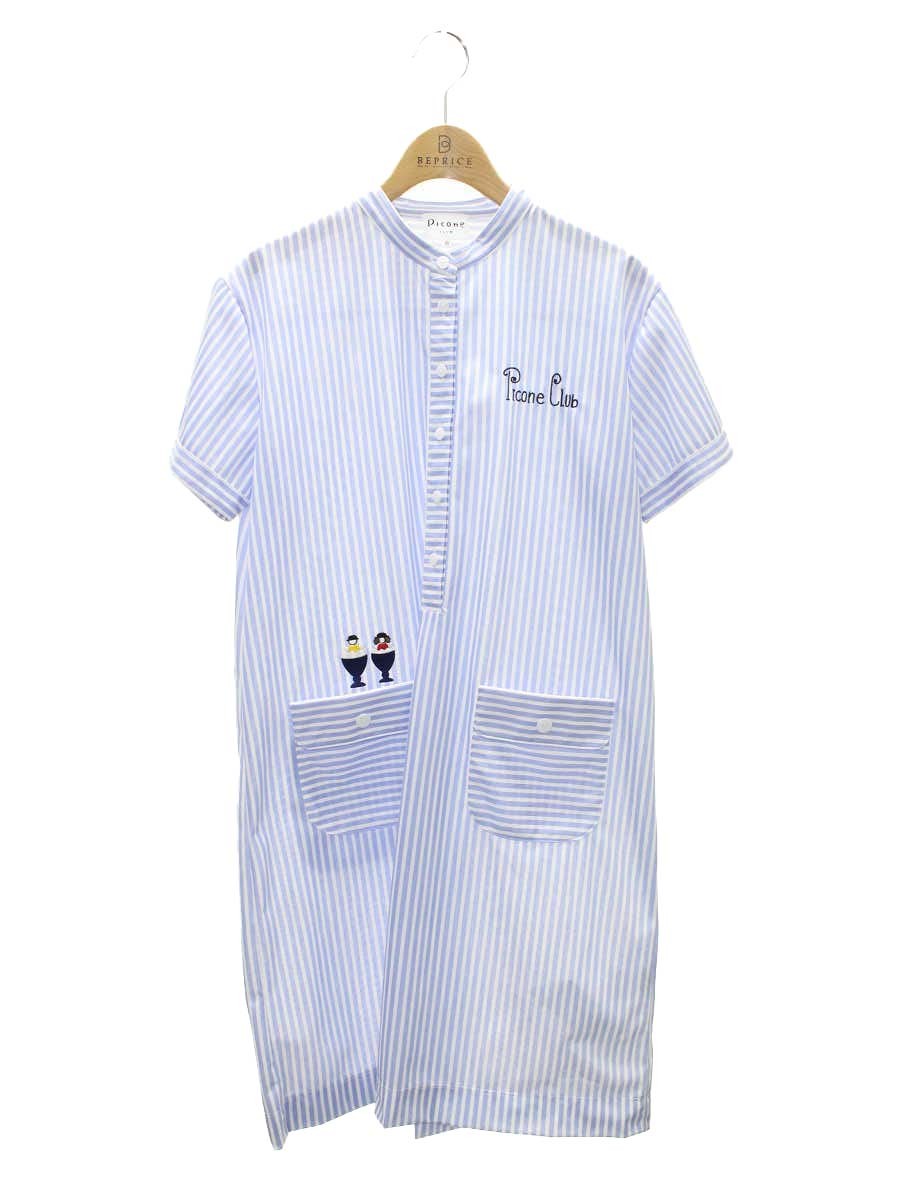 スタジオピッコーネ PICONE CLUB C951413 シャツワンピース 2 サックス