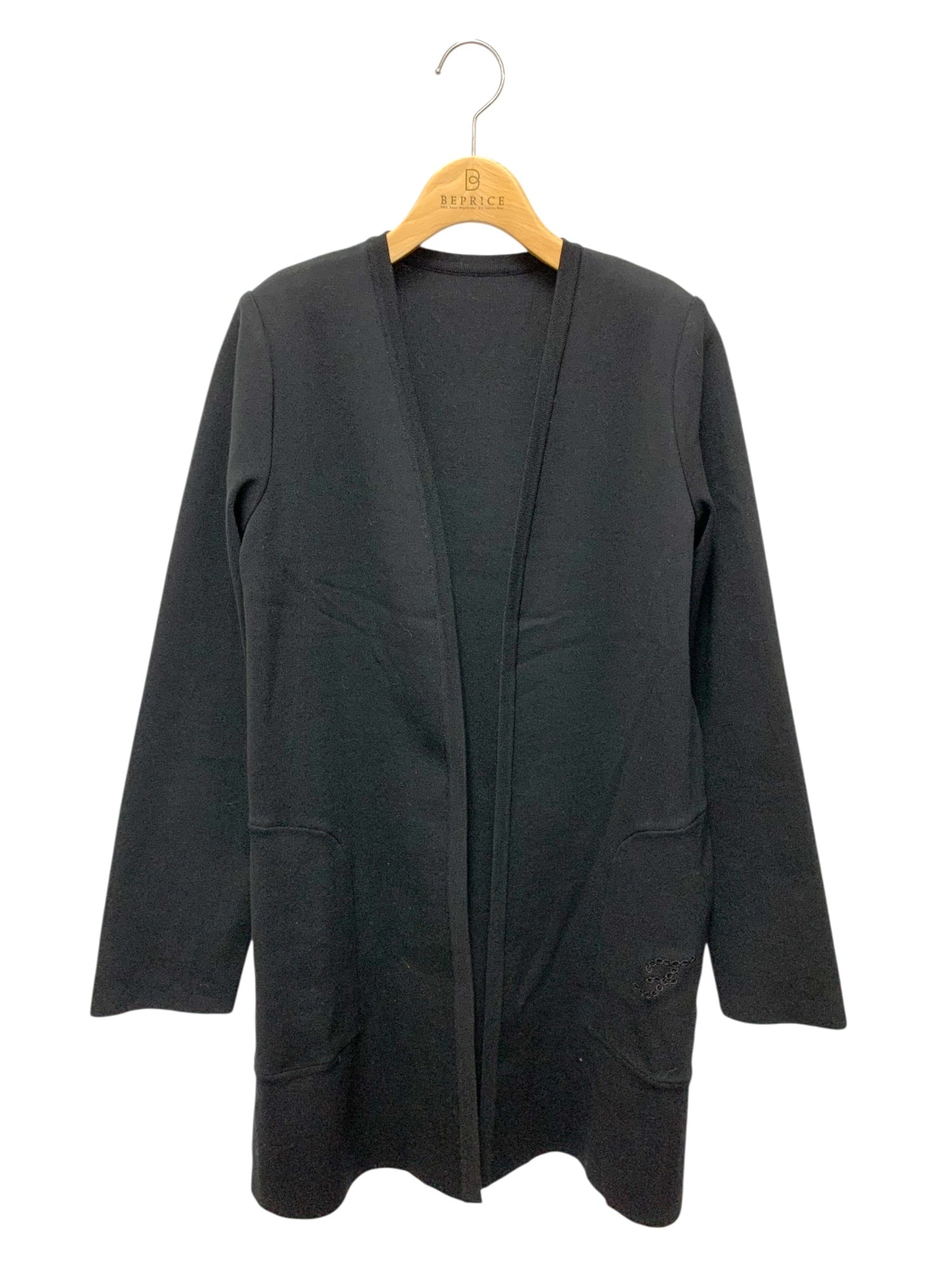 FOXEY ブラック カーディガン 38