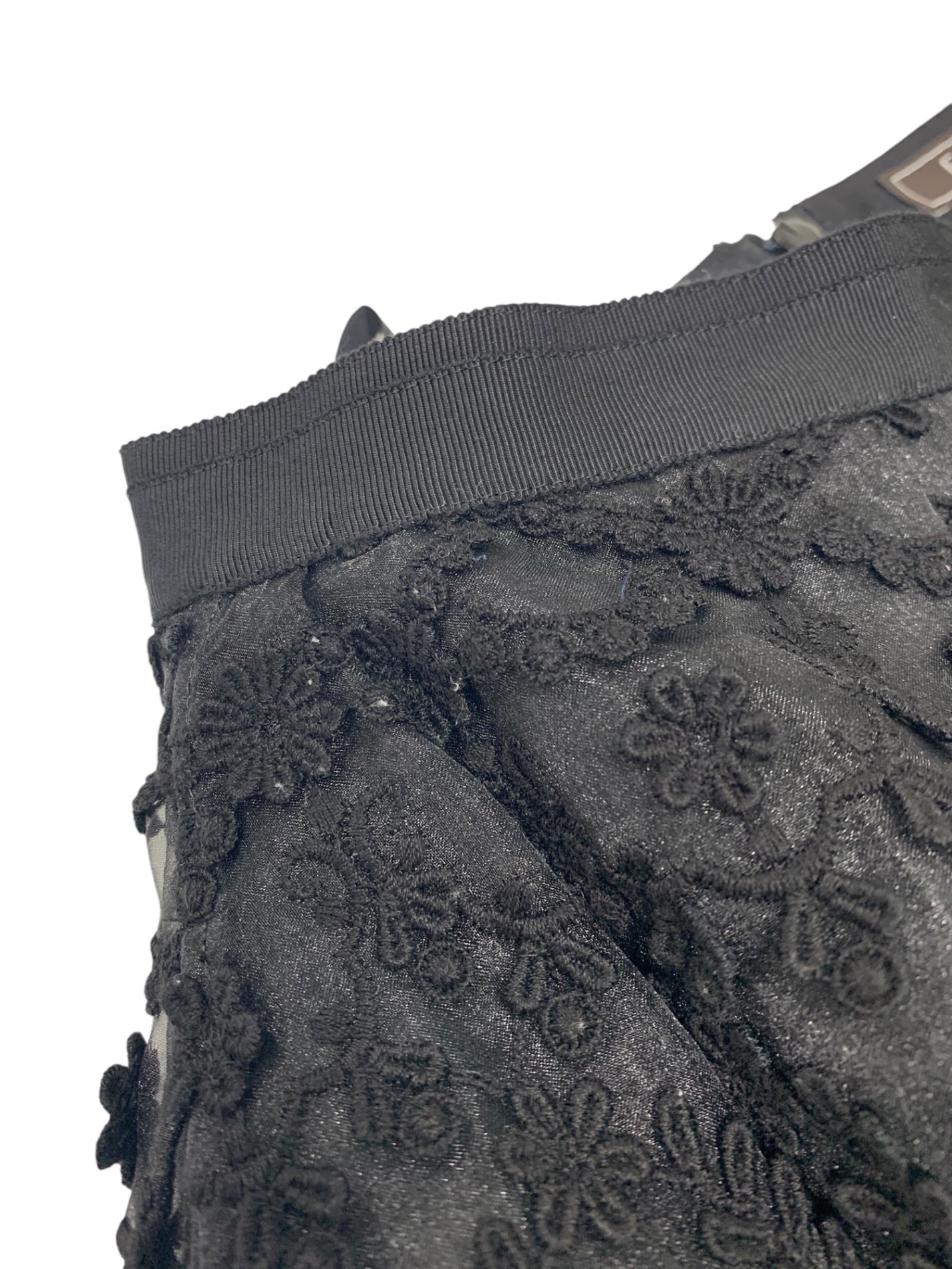 フォクシー 41733 スカート 38 ブラック フレア タック ITARFJSTCC1V