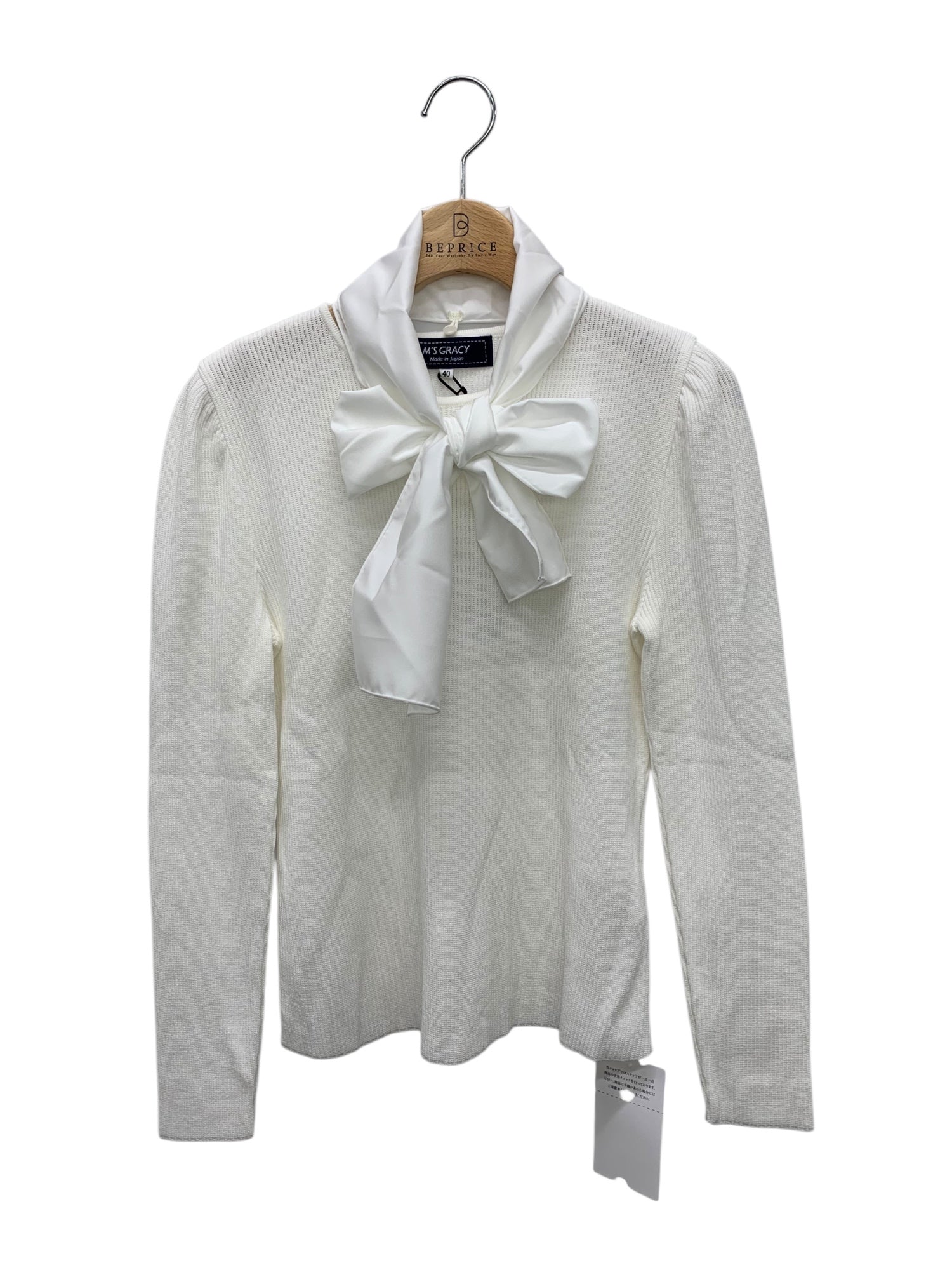 エムズグレイシーニットブラウス40チクチクしません エムズグレイシー