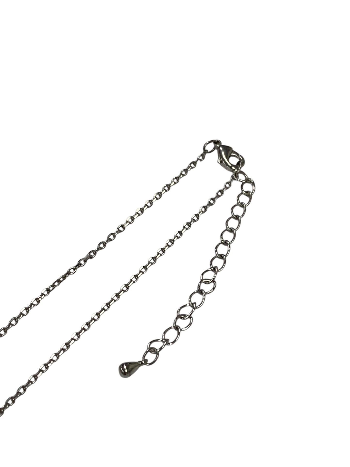 エムズグレイシー ネックレス シルバー カメリア リボン ストーン ITCNR8ZDISHX