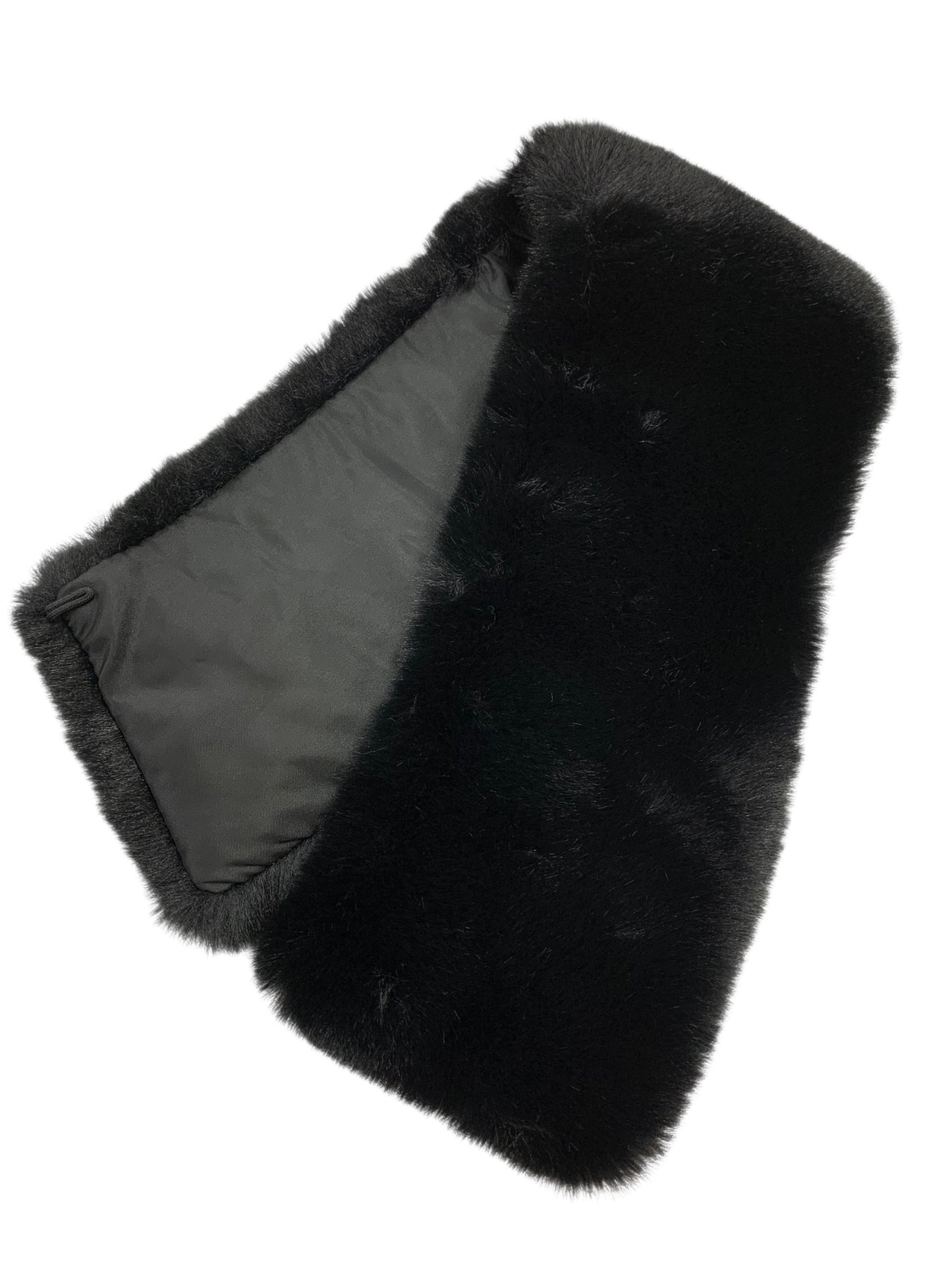 トゥービーシック W5B07-203-09 コート 40 ブラック ノーカラー アルパカ混 フェイクファー ITKXVW7SI79U