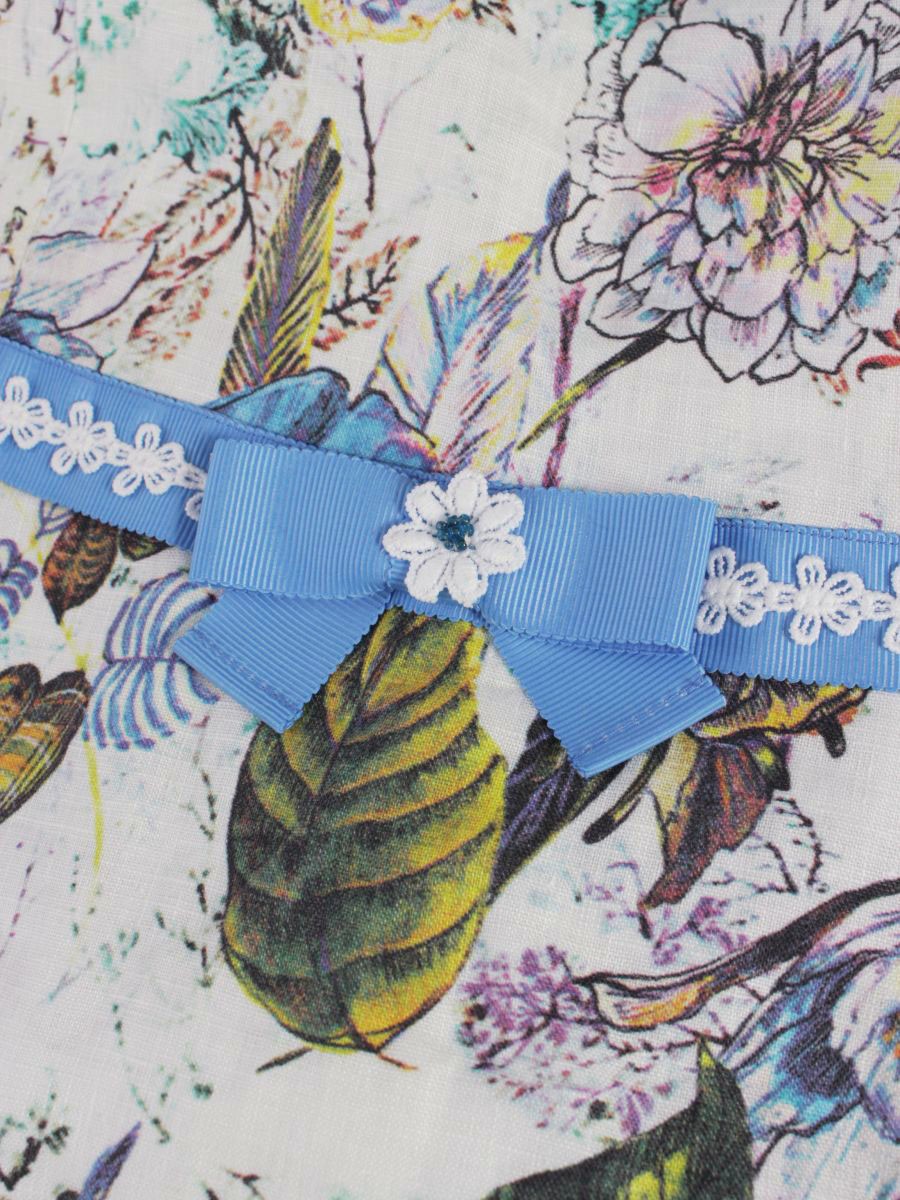 スーパービューティー ワンピース 40 ホワイト/マルチカラー キャンバス フラワープリント ITWY2JQKGB34