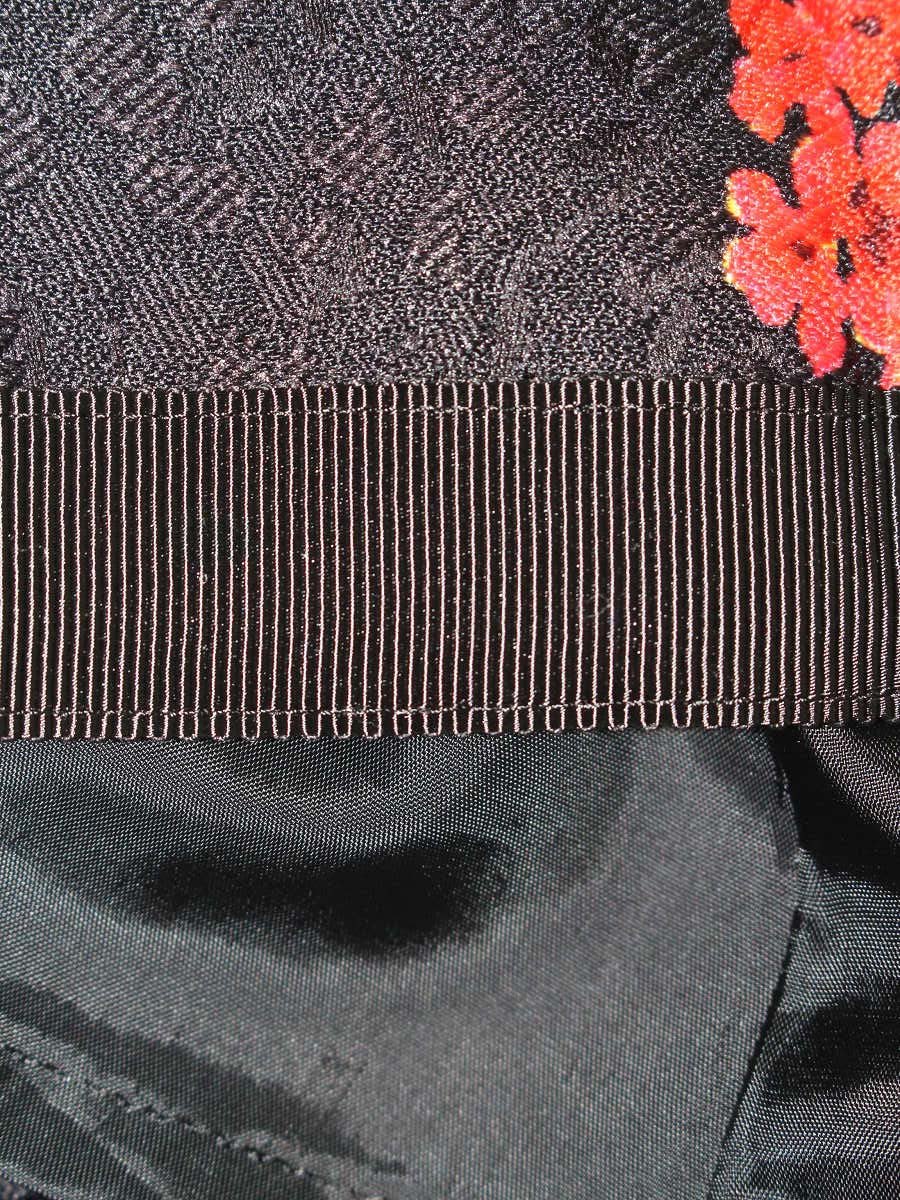 エムズグレイシー グラマラスフラワードレス 011538 ワンピース 40 ブラック ITW4XR5AB7DW