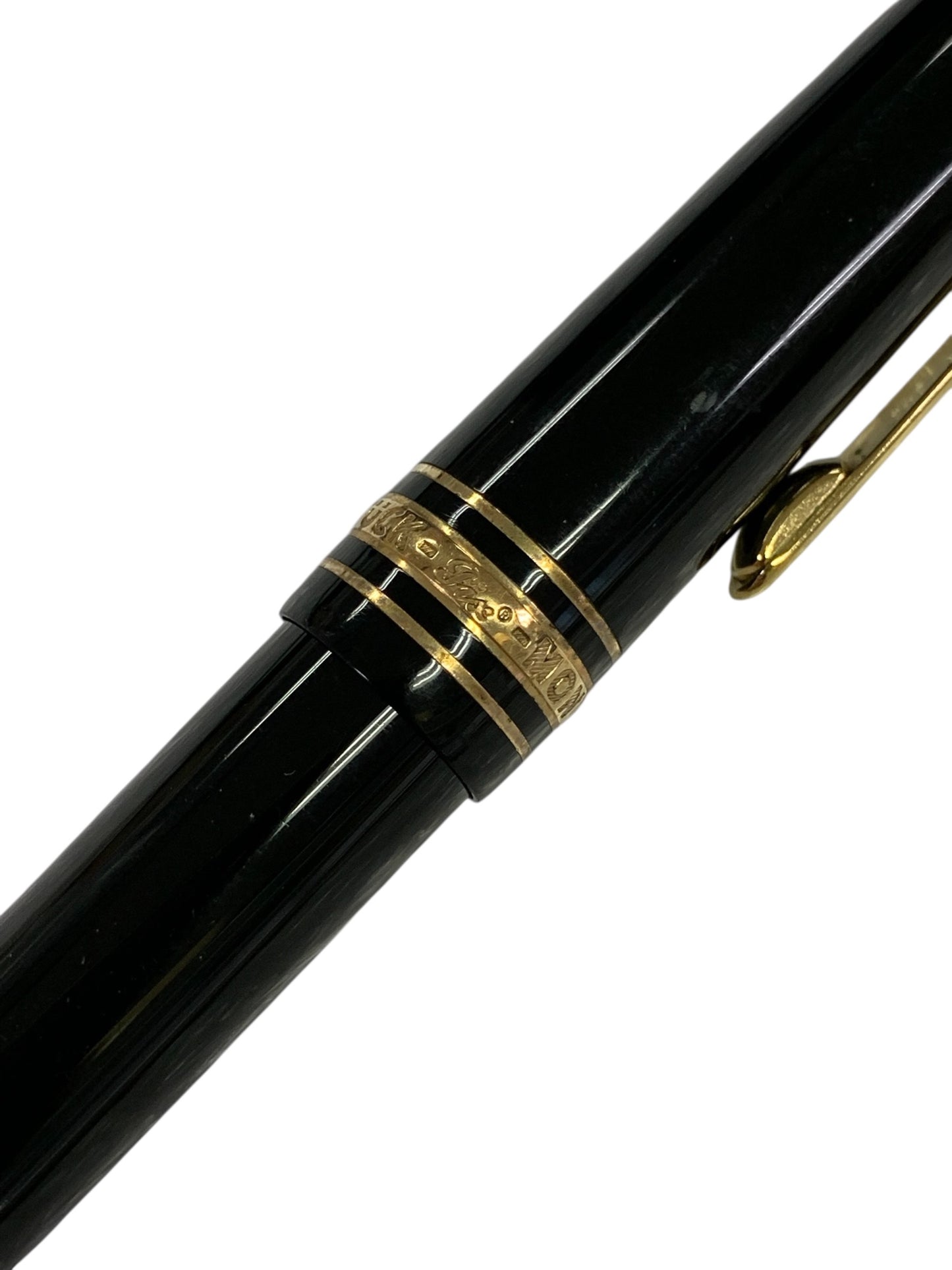 モンブラン 万年筆 マイスターシュテュック クラッシック145 ブラック F 14K IT78OENV5EGK