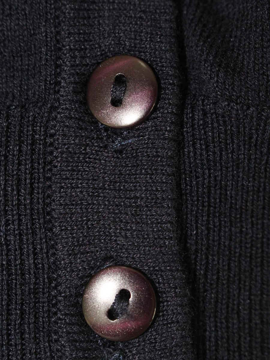 チェスティ 8S126 カーディガン F ネイビー ストーン ビジュー IT0UTIZH2238