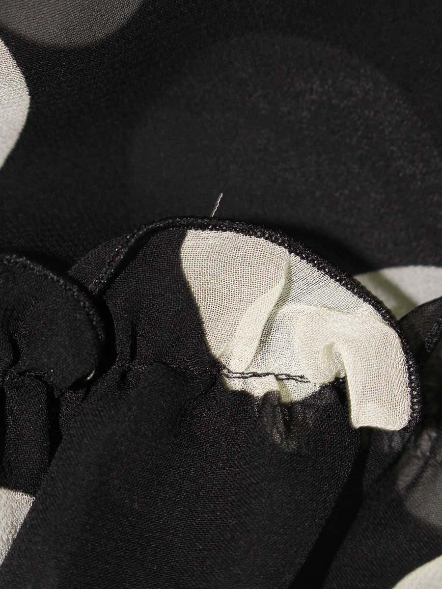 エムズグレイシー 917336 スカート 40 ブラック 水玉 ドット ウエストギャザー IT790GDW53WO 【SALE】