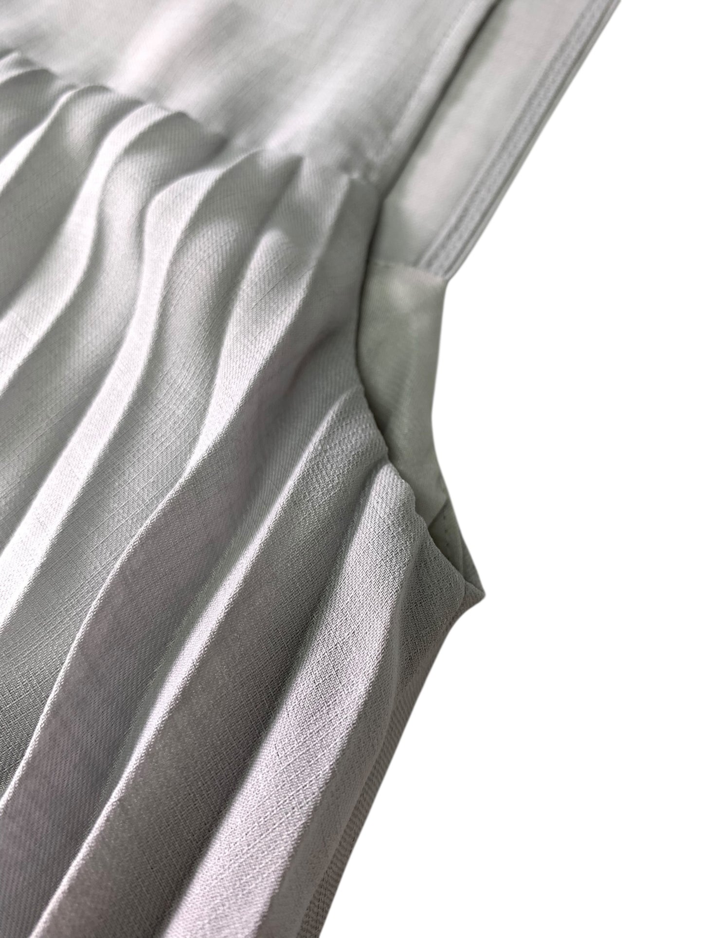 フォクシーブティック Elegant Pleats Dress 40608 ワンピース 38 グレー ITRJLTPE235C