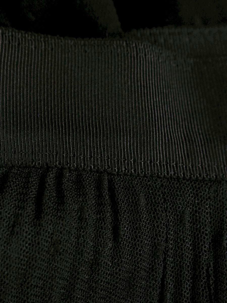 アベニールエトワール ドットチュールプリーツスカート S438-005 34 ブラック ITGCUM3P9088