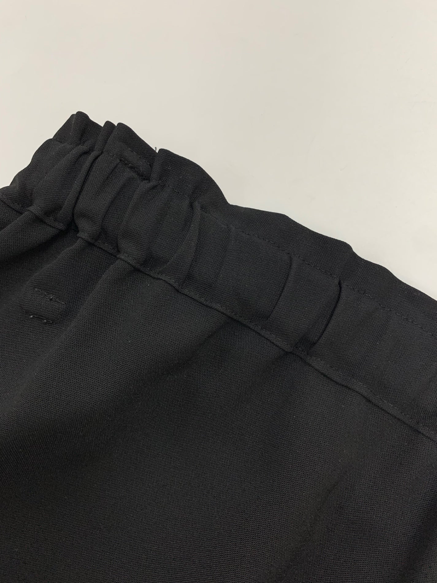 132 5. イッセイミヤケ IL55FF111 サルエルパンツ 2 ブラック ITE2A92AXMHE 【SALE】