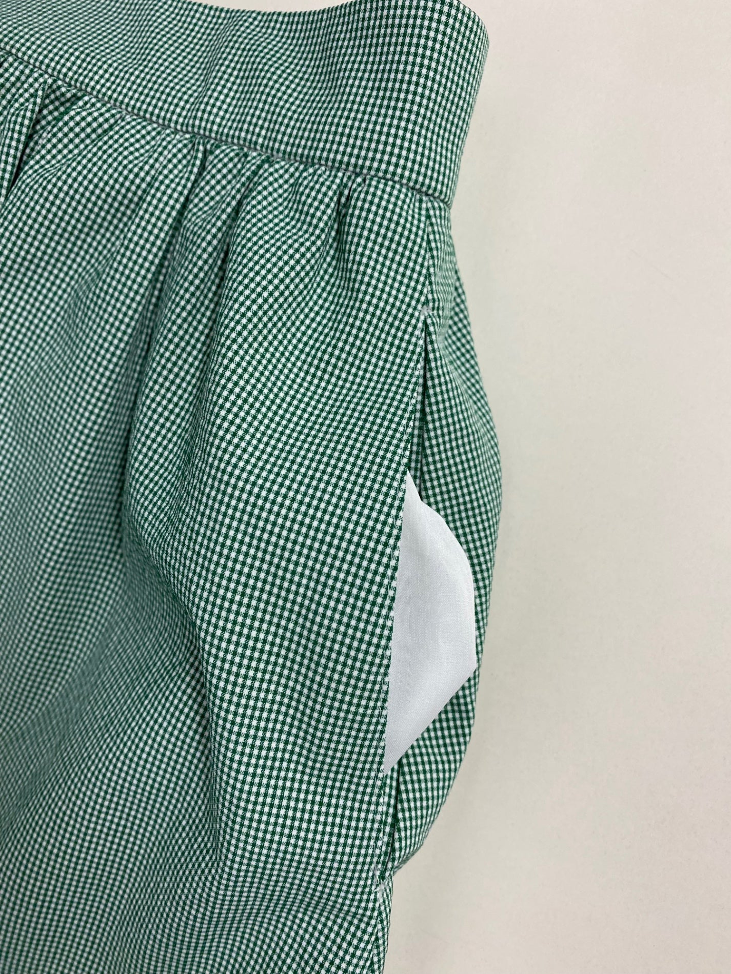 ルネ LIMITED EDITION 5024080 スカート 36 グリーン ギンガムチェック パール ITR6N2ONRRGG