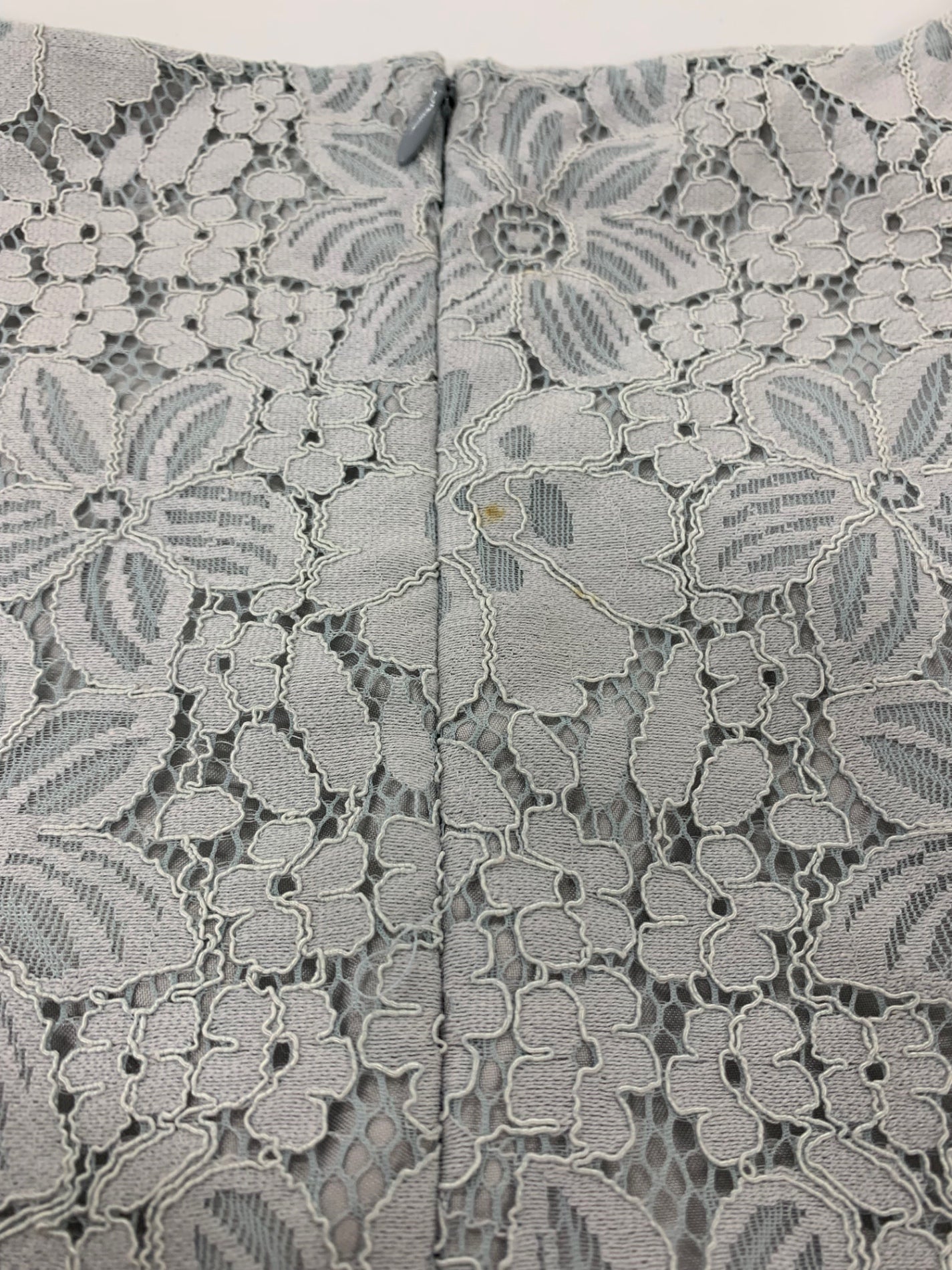 スーパービューティー ワンピース 42 ブルー フラワーモチーフ レース IT5VTL1U0JBS 【SALE】