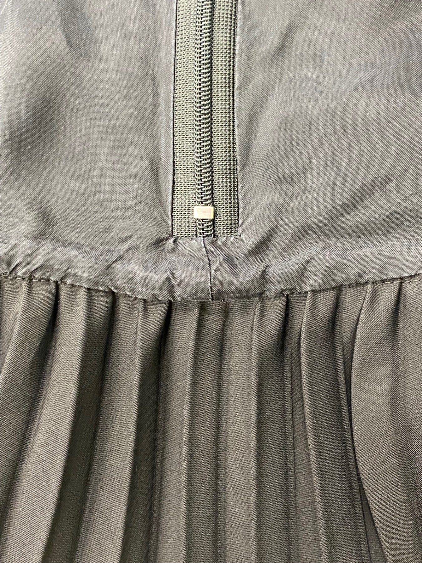 アディアム 38720 ワンピース 0 ブラック dress プリーツ ITYAX85VBH40