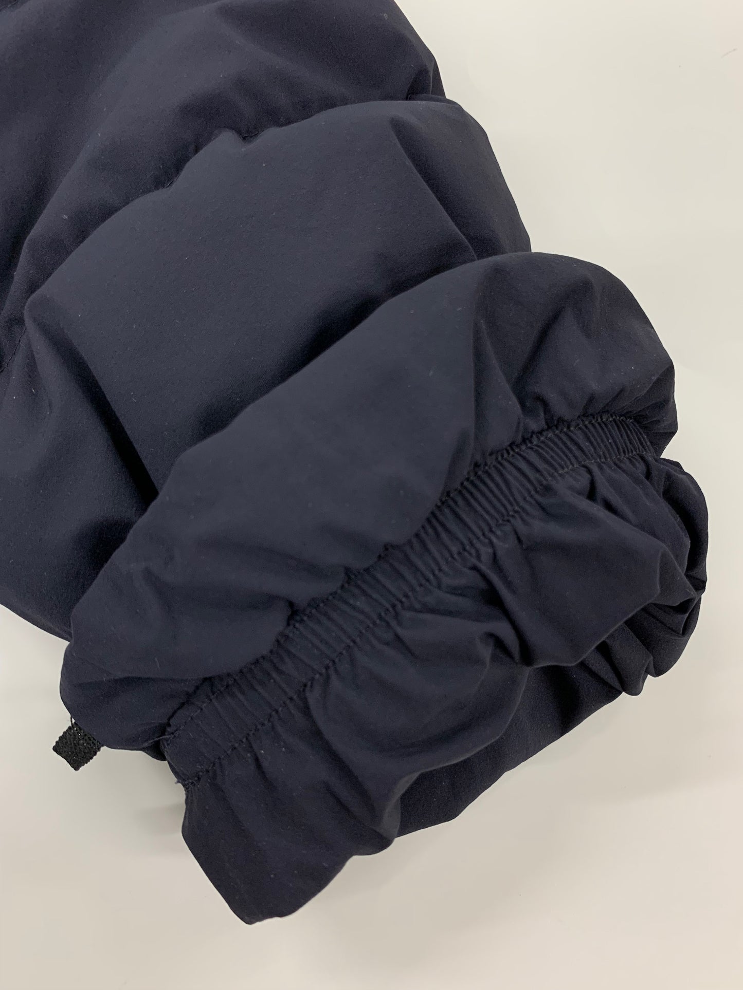 エムズグレイシー フェイクファー付きロングダウンコート 319605 38 ネイビー カメリアジップ IT97AZHWLHTE