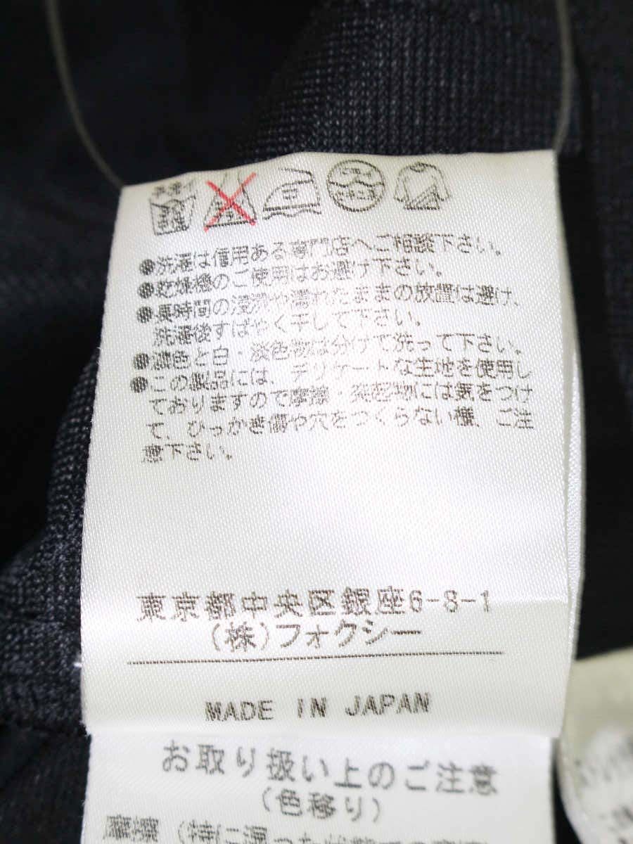 フォクシーニューヨーク 27690 スカート 42 ブラック ストレッチグログラン IT72S39TQVVG