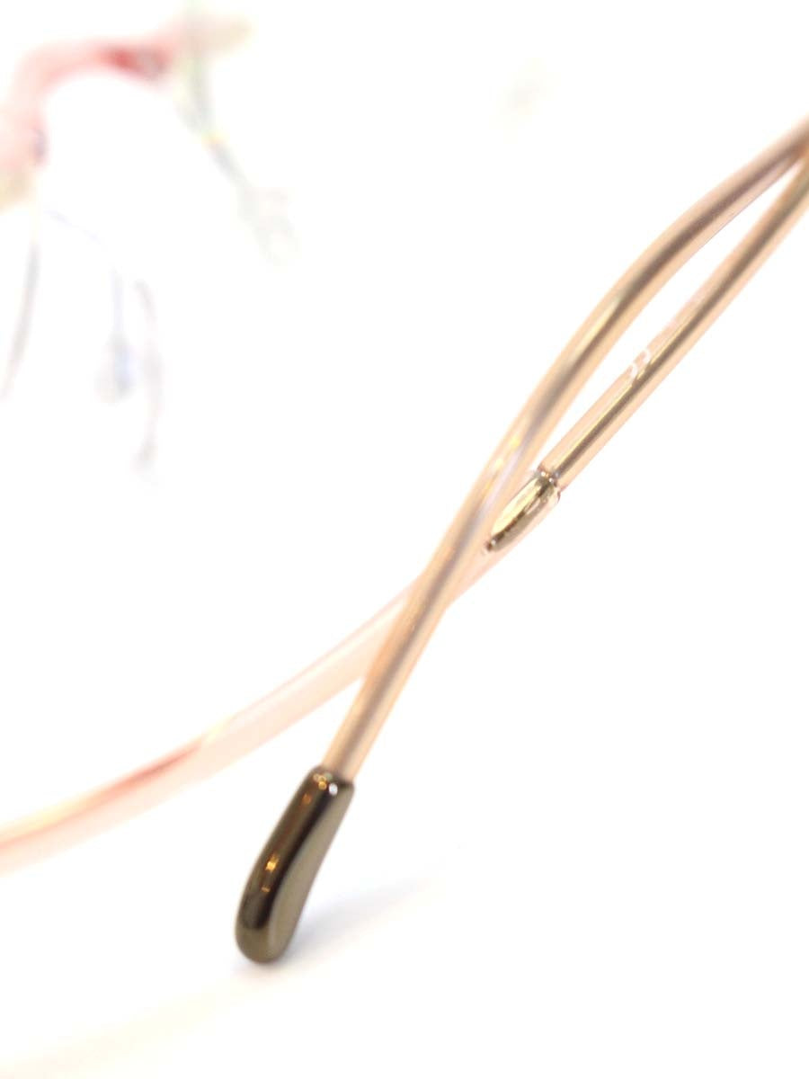 シルエット SPX1960 メガネ ピンク リムレス オーバル ITARH4UBDCBU