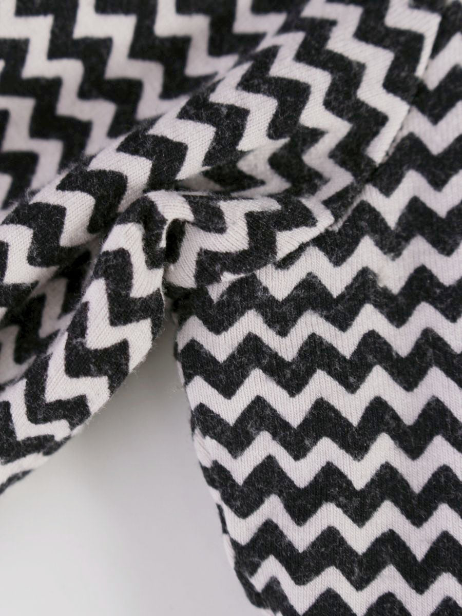 ウィークエンドマックスマーラ 594102470750 カットソー S ブラック/ホワイト ギザギザボーダー ITOXH4VMBWSY