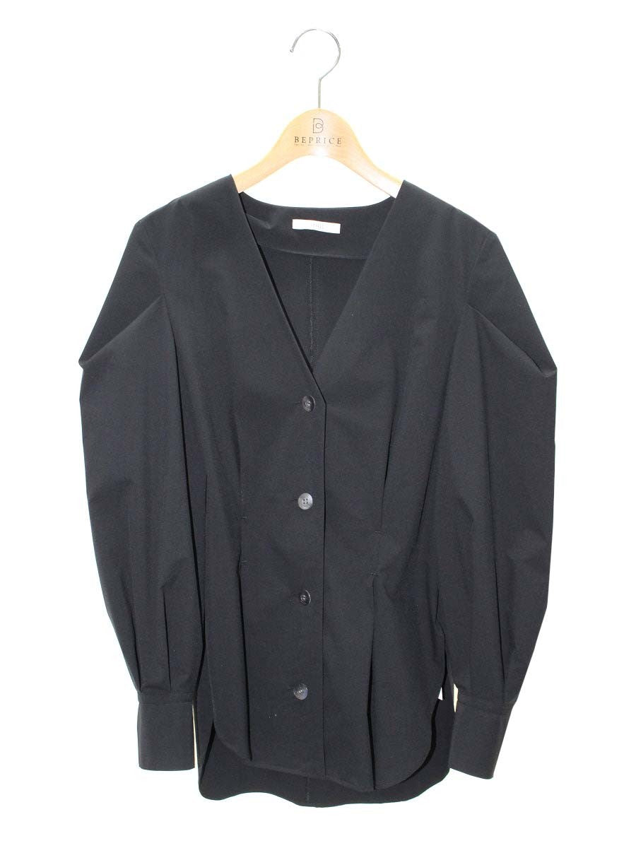 ルフィル 534-2110318 シャツ F ブラック ノーカラー 螺鈿 | 中古