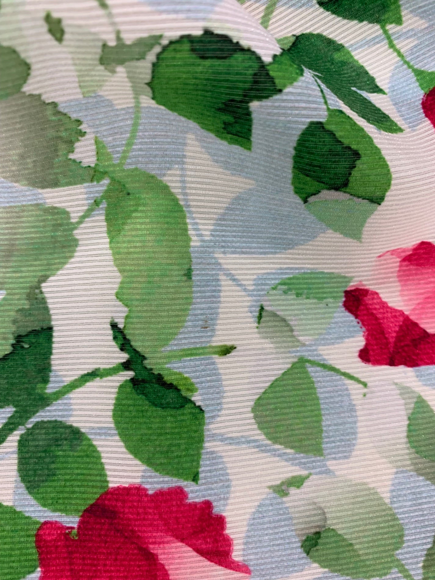 エムズグレイシー 017112 スカート 38 ホワイト 水彩 フラワーモチーフ フレア ITH8TYZIZ3XG