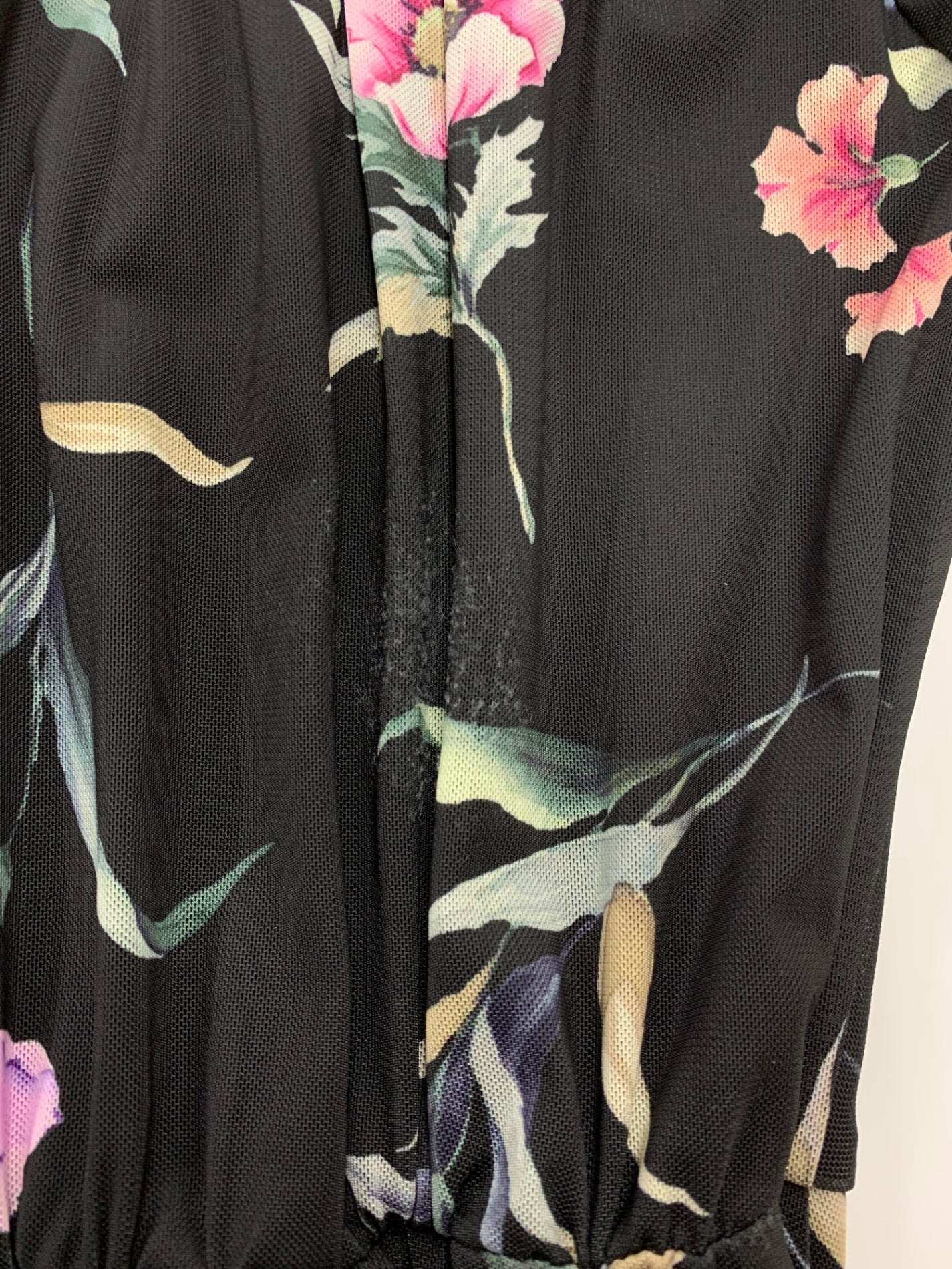 ダイアグラム 03233-32091 ワンピース 36 ブラック 花柄 ITH3HL87YVCL