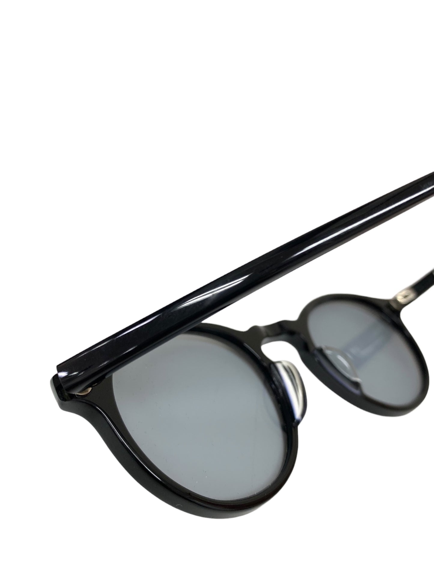 金子眼鏡 Monica サングラス ブラック セルフレーム フルリム ラウンド ITJXGEBDRNM8