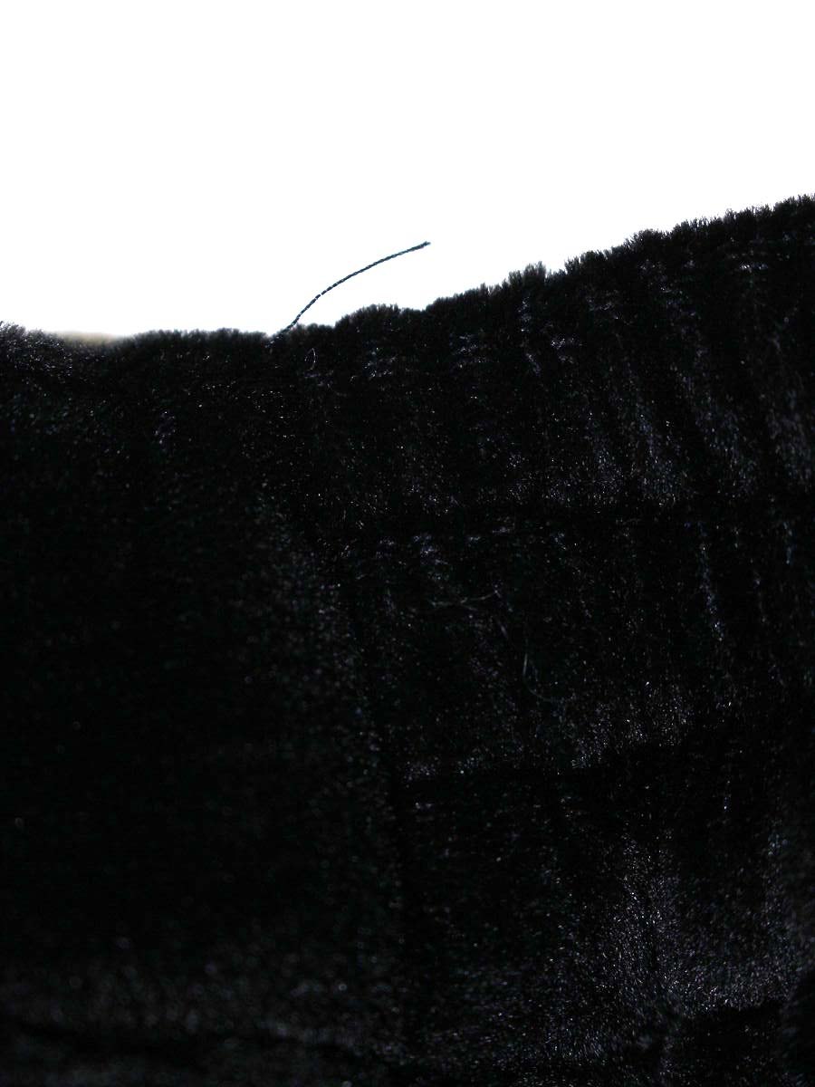 エムズグレイシー Velour Wide Pants 916507 ワイドパンツ 38 ブラック ITD037Q2M7TY