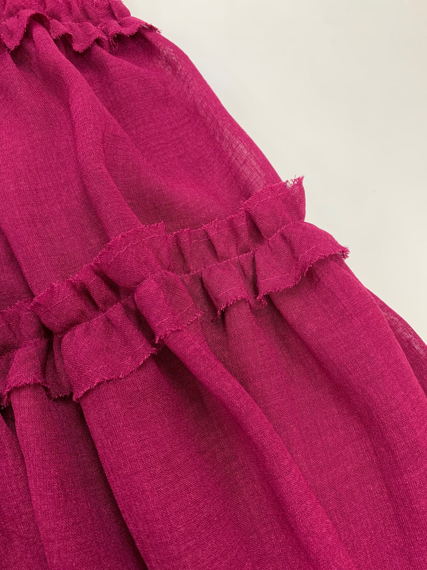 ルネ 5426970 ワンピース 36 パープル フリル フレア ITJ1AAYY0BUS