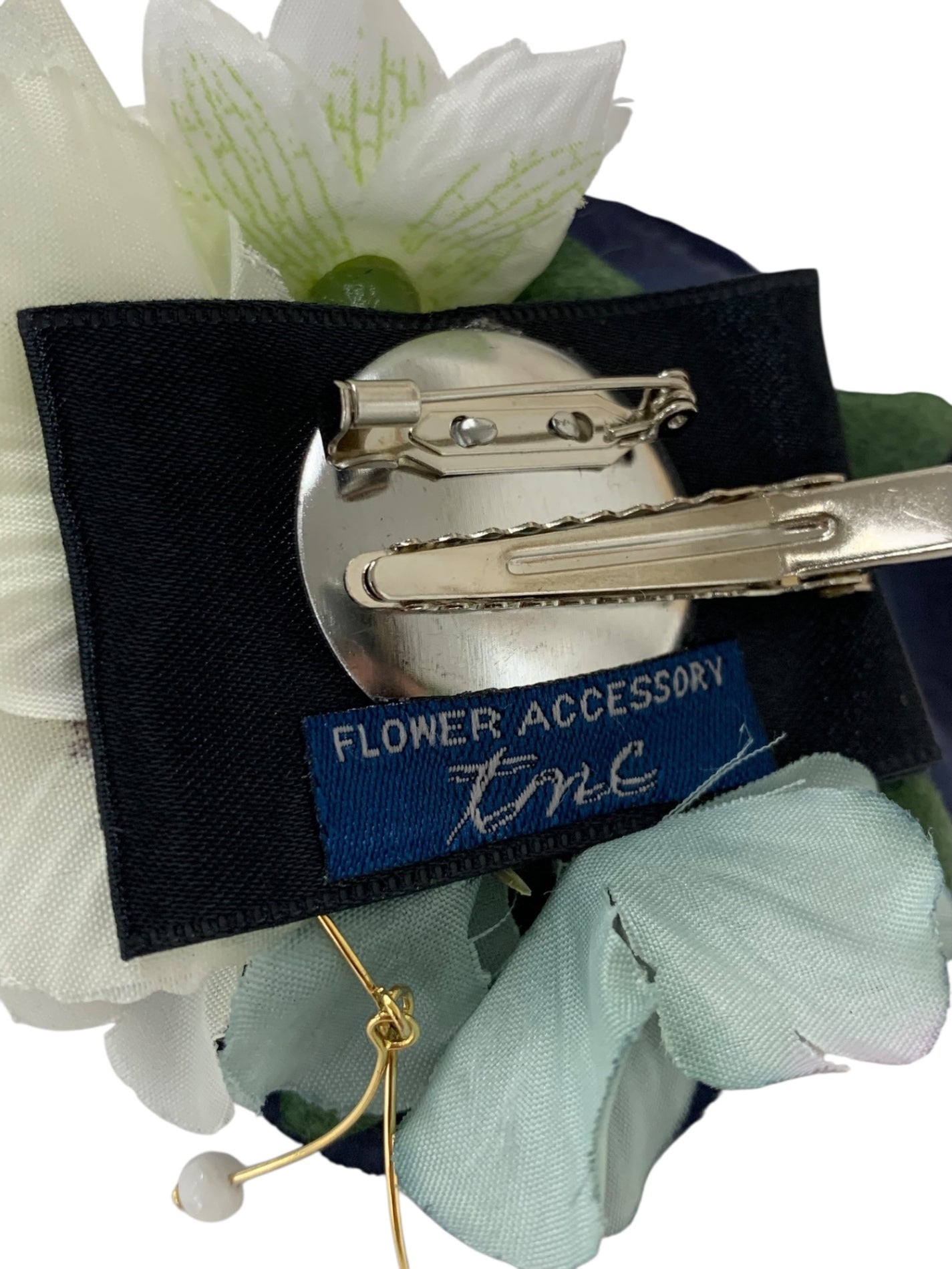 ティンク コサージュ ネイビー フラワー アクセサリー ITZPW02VCIGS