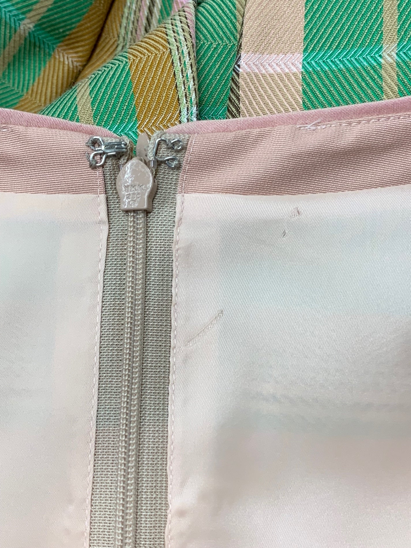 アナイ へリボンチェック 102317-14-660-19-360 ワンピース 36 グリーン IT2SX1RRPRFO 【SALE】