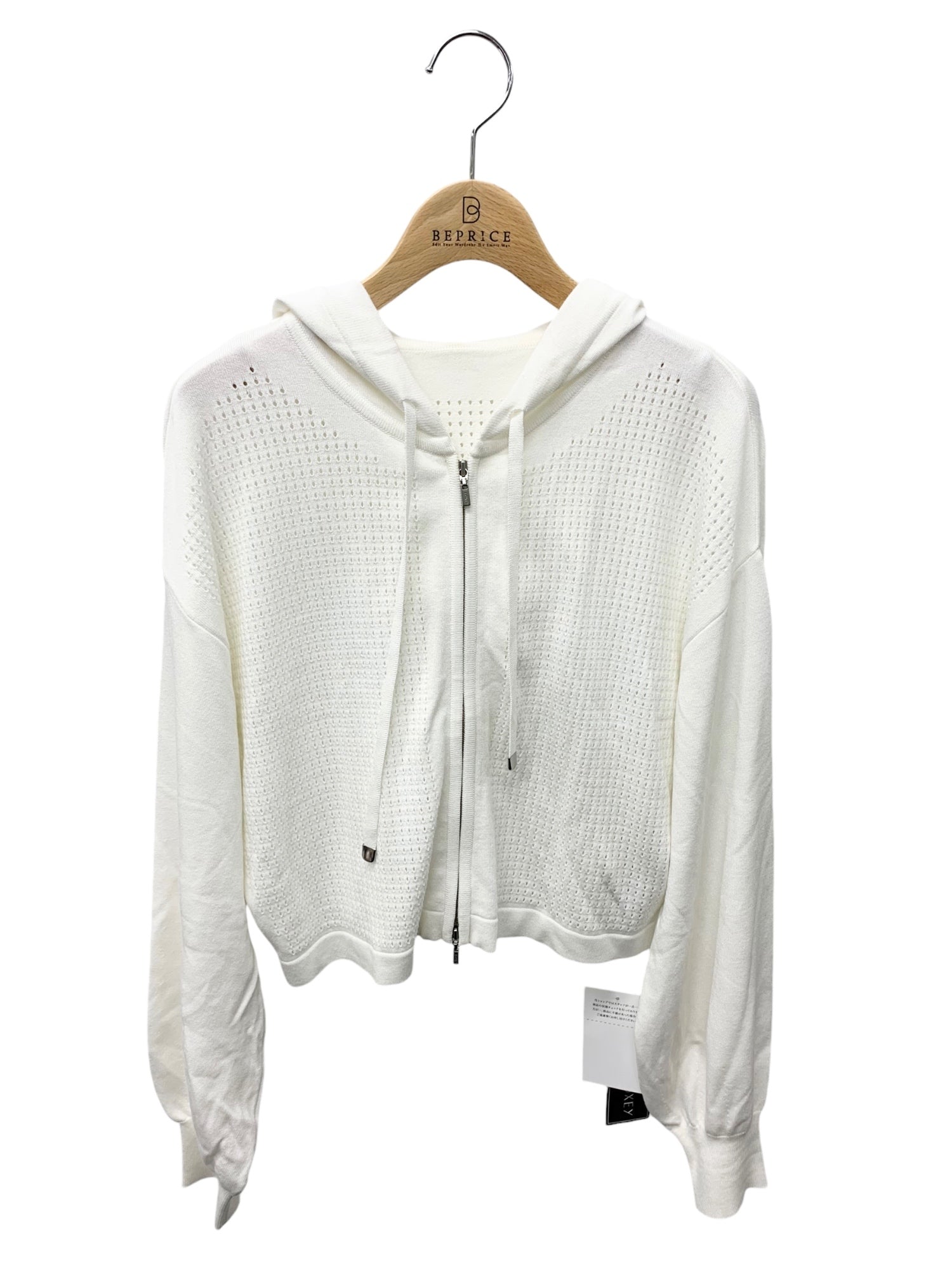 フォクシーブティック Cardigan Airy 青く Long 35496 カーディガン F アイボリー【中古】 IT8HK4H8JHSA