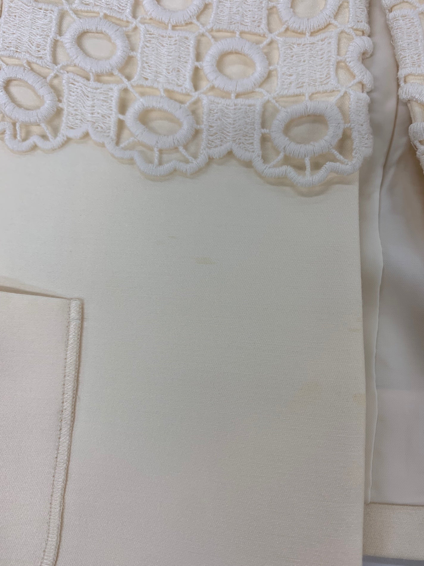 ハロッズ 13100111 13110111 スカートスーツ 1 ベージュ レース ITSNSD7IHNAC