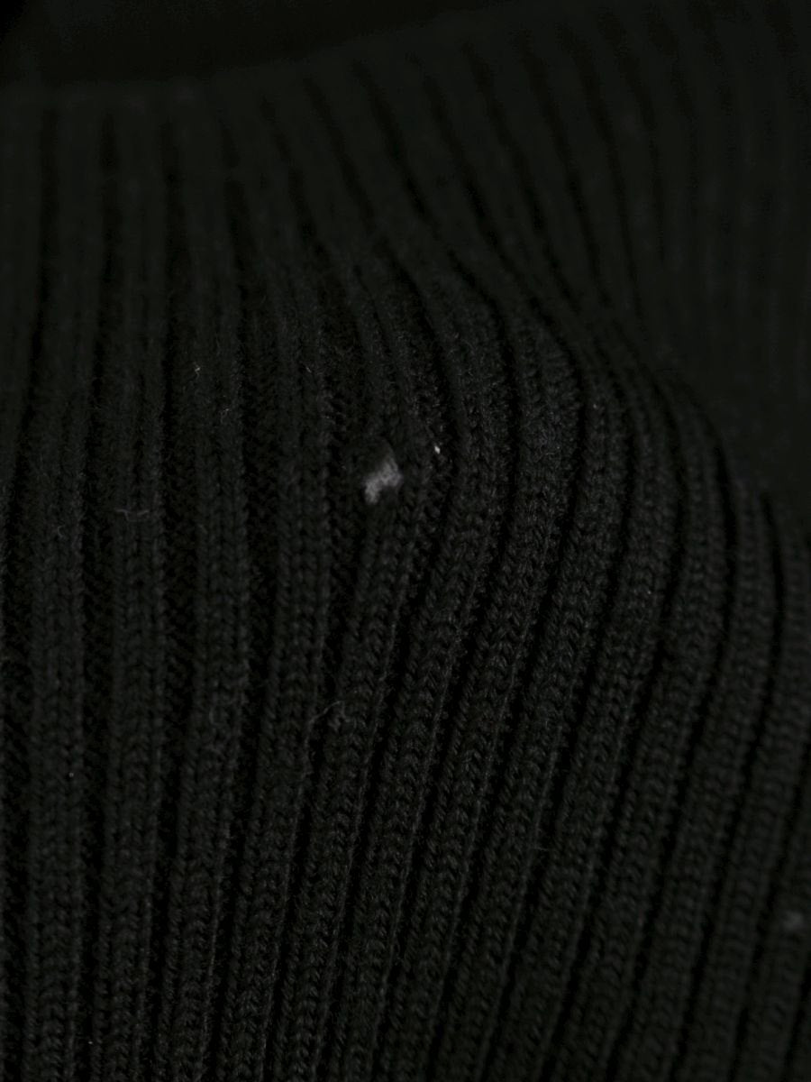 トゥービーシック UMF93-810-09 ワンピース 40 ブラック ニット グログランテープ リボン ITV37QZWPSF6