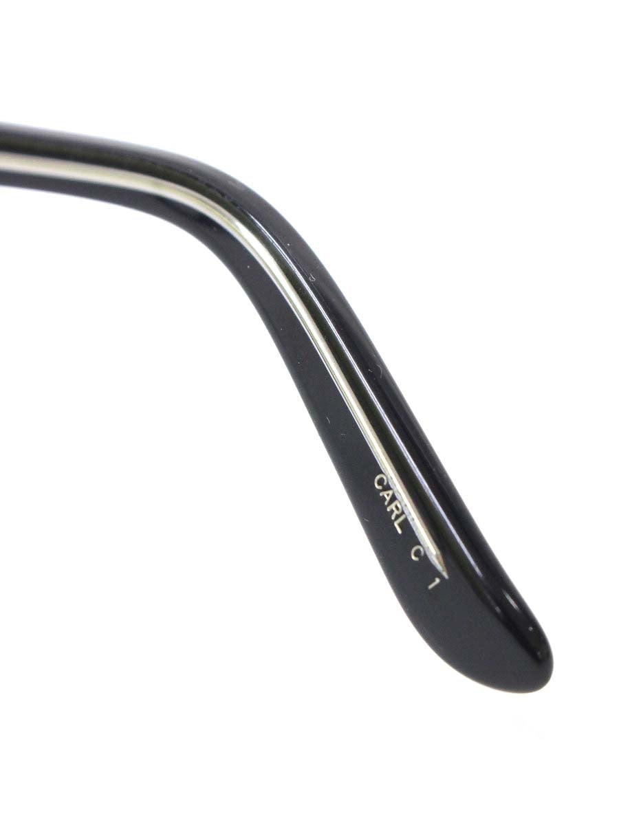 イエローズプラス CARL C1 メガネ ブラック セルフレーム フルリム ボストン IT8Q98XYABIS