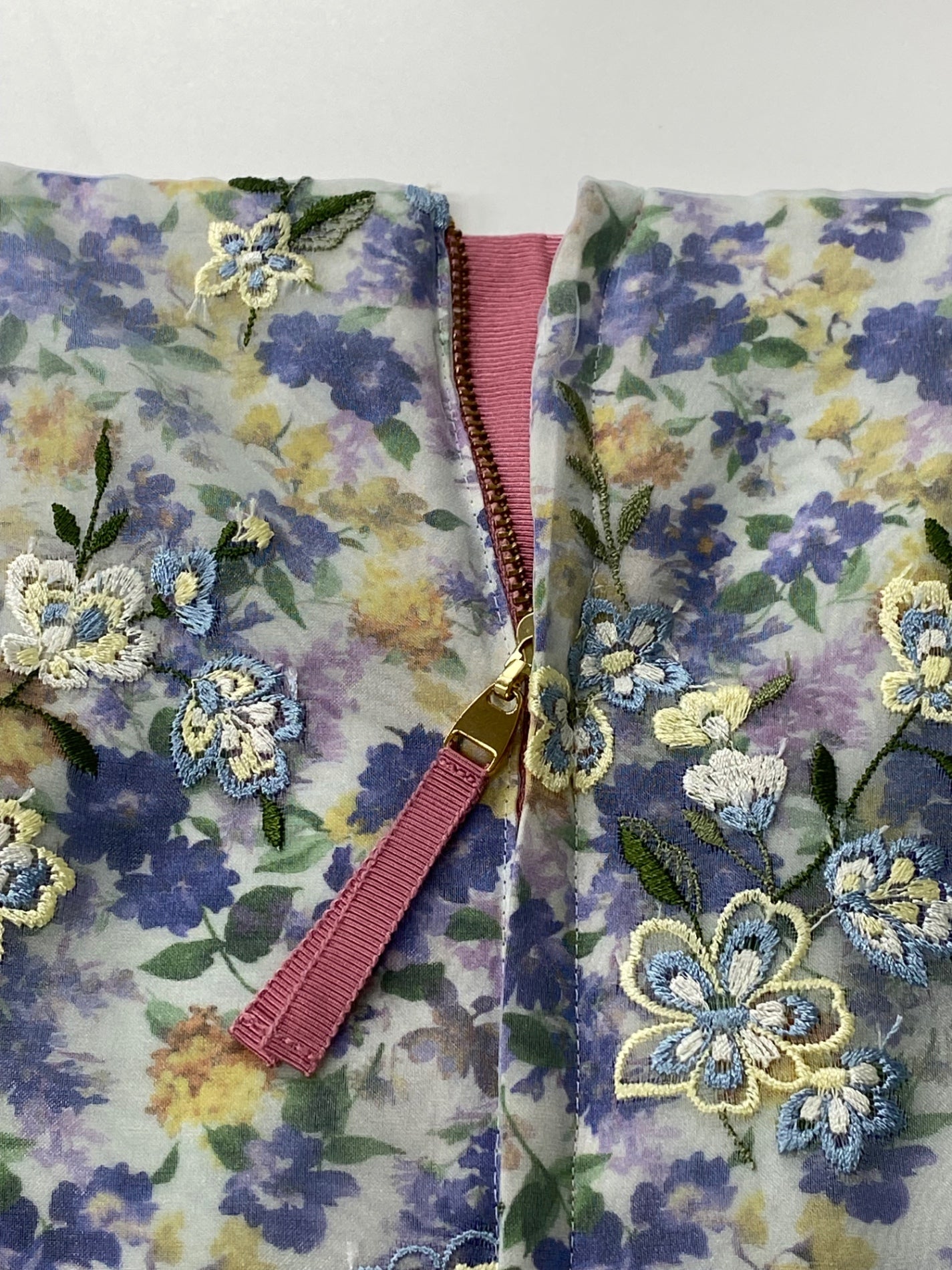 トッカ OPTOIS0120 ワンピース 2 ブルー フラワー 刺繍 IT36FHB3X22A