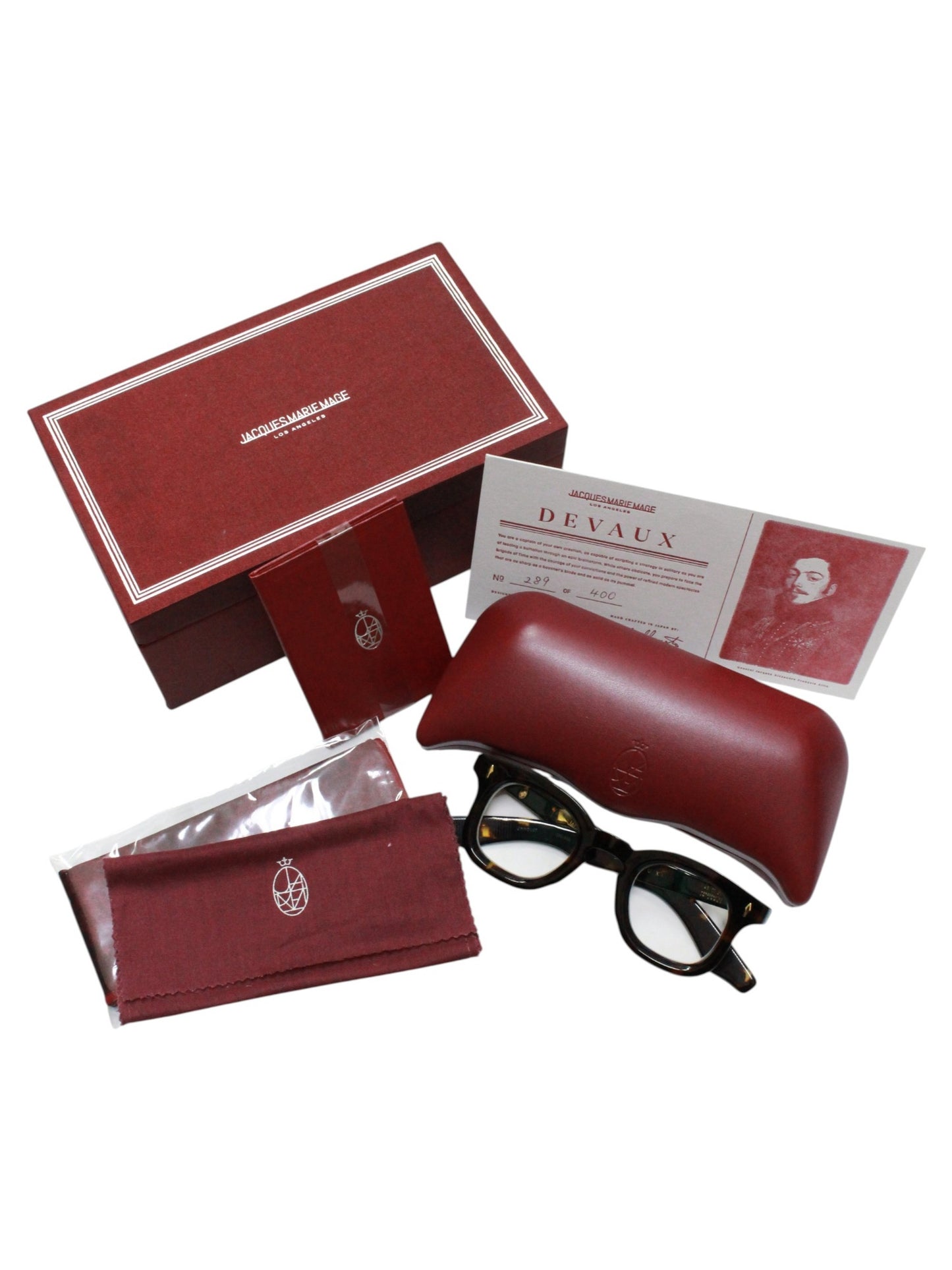 ジャックマリーマージュ DEVAUX JMMDU3T メガネ ブラウン DEVAUX メガネ べっ甲柄 400本限定 ITXPXOV764KS