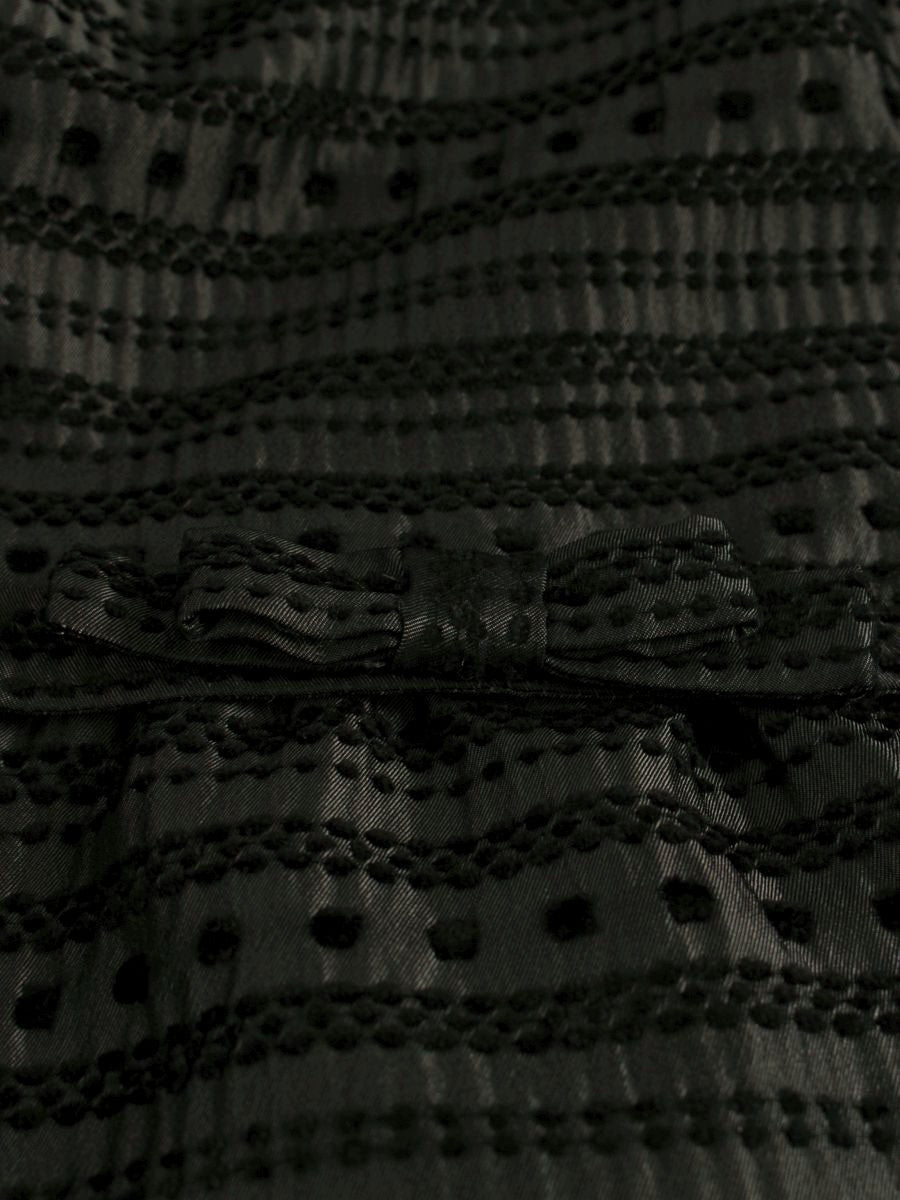 トッカ OPTOGA0220 ワンピース 0 ブラック 刺繍 リボン ITMZKNHCTS1S