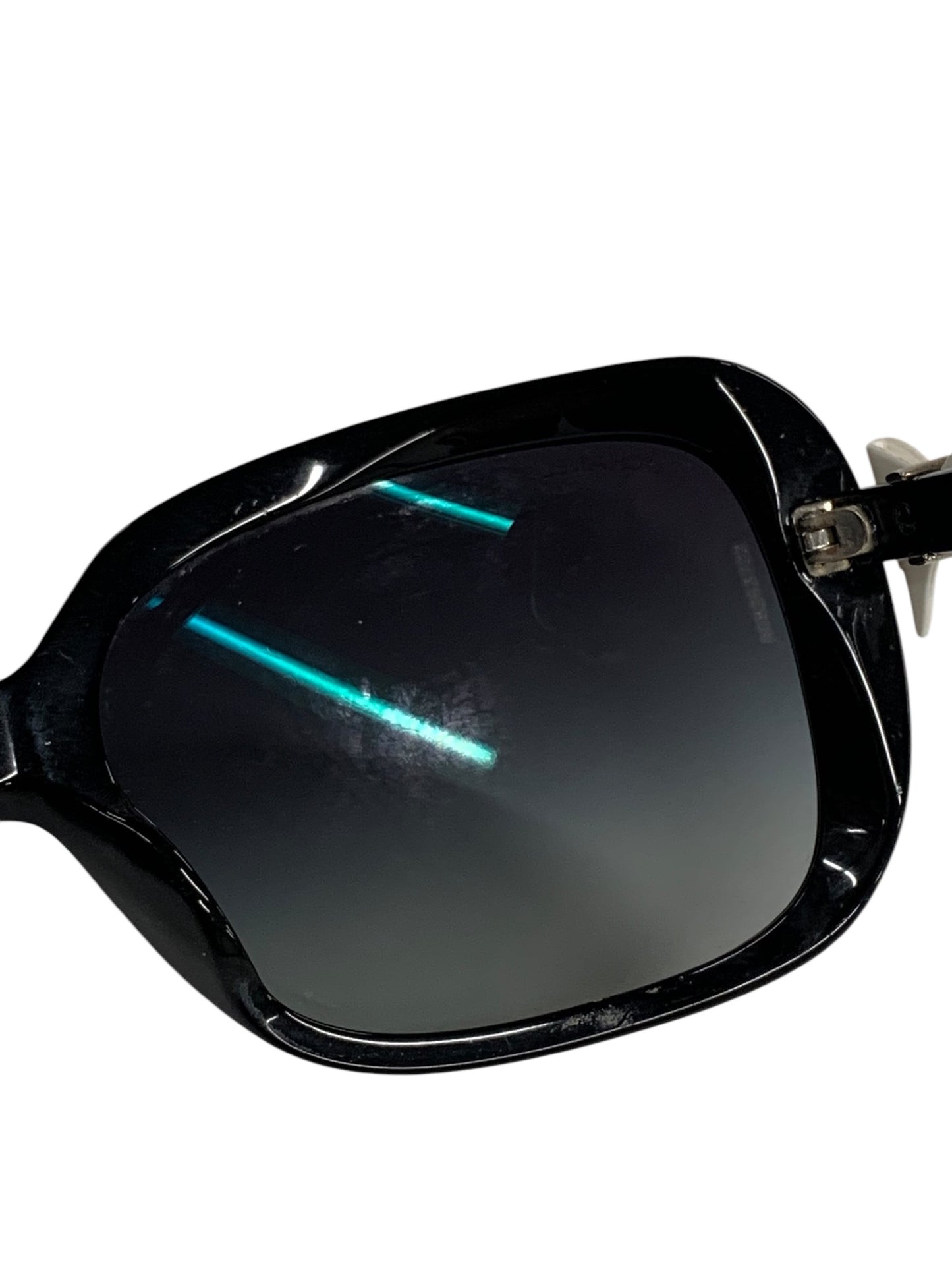 シャネル サングラス ブラック リボン ロゴ IT1PQ55T9URG