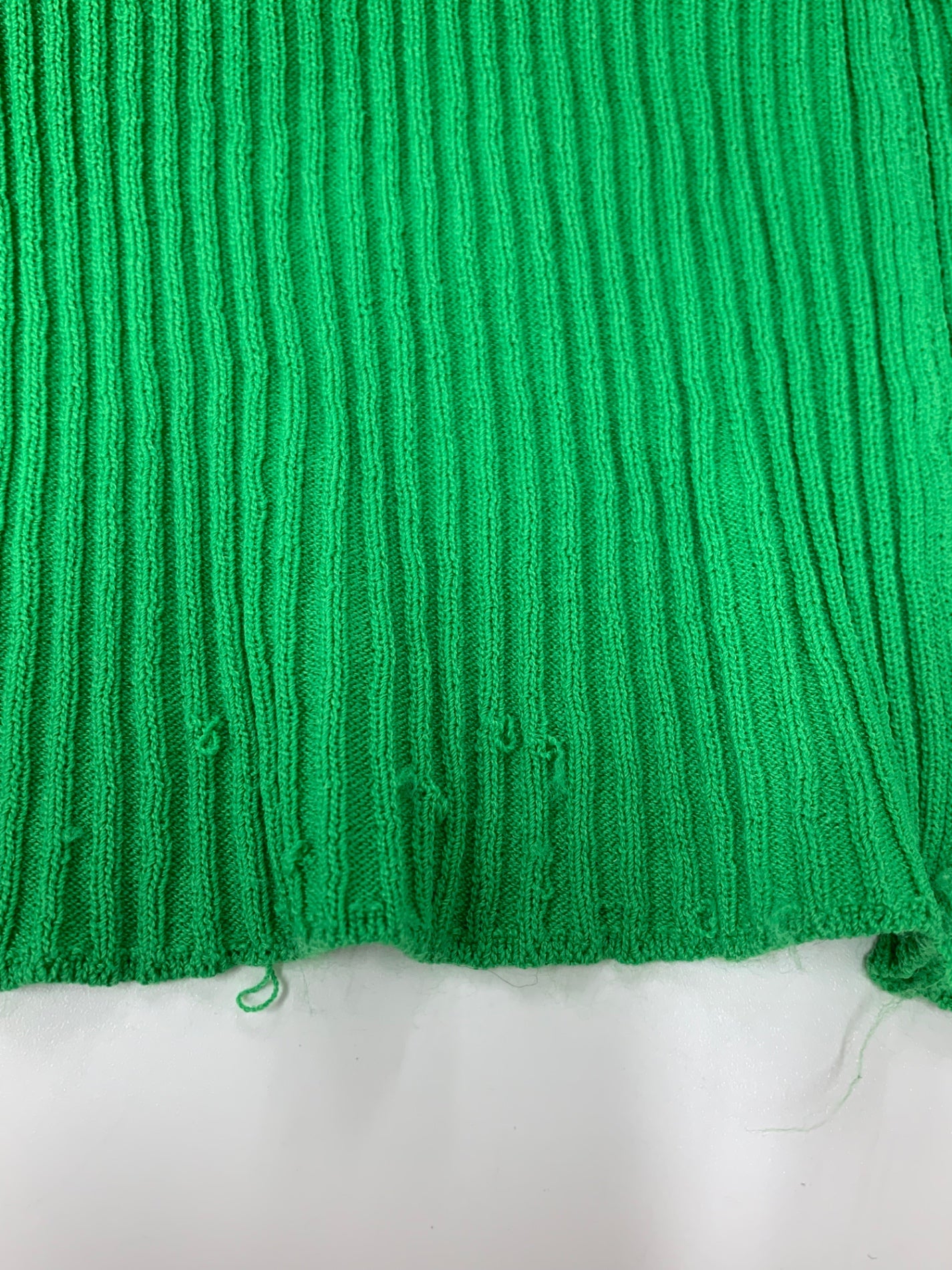 ダイアグラム 03221 33157-00 ニットワンピース 36 グリーン 切替 パールボタン ITHHUVBZL2O0