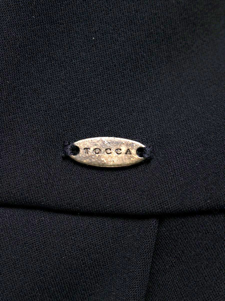 トッカ OPTOHA0210 ワンピース 0 ネイビー シースルーリブ ITC7IYD5DBQO 【SALE】