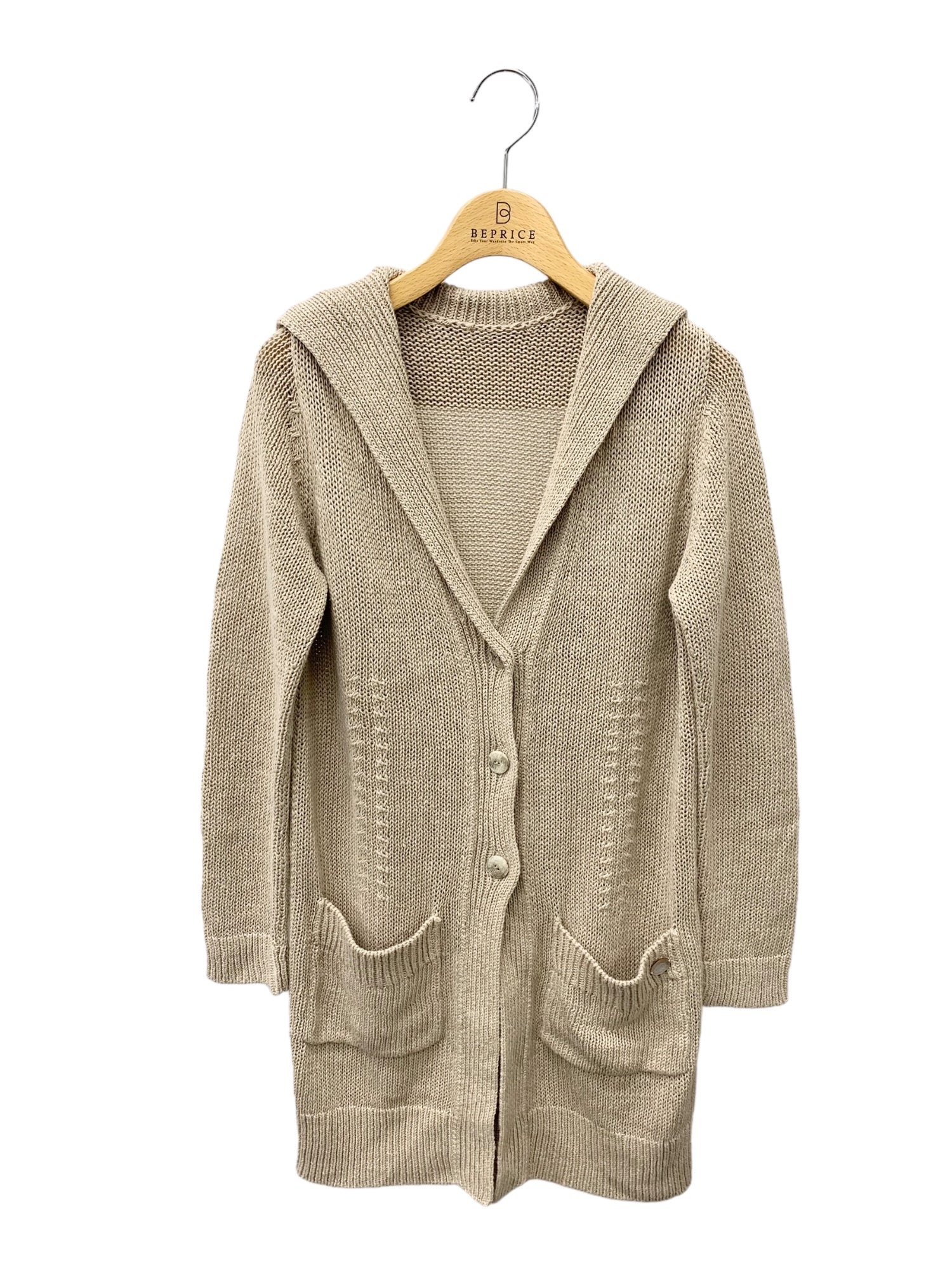 フォクシーブティック Beach Coat 35497 ニットカーディガン F ベージュ | 中古ブランド品・古着通販ビープライス