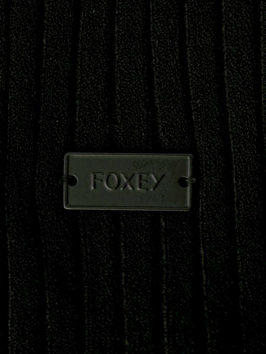 フォクシーブテック 37286 トップス 40 ブラック Knit Tops Moon Light ITUUV5P4LQ99