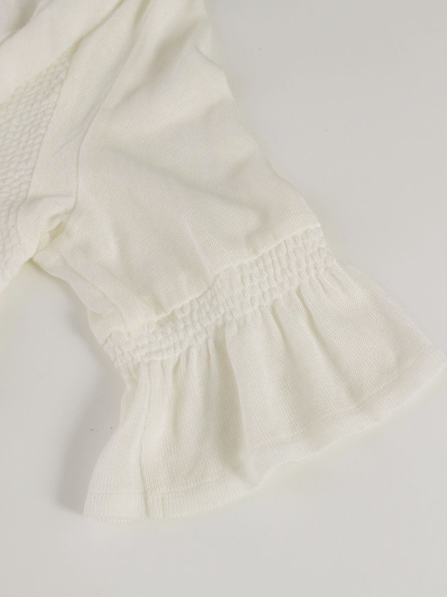 トゥービーシック W5F53-534-01 ボレロ 2 アイボリー フリル ITYEJIY8L2JO