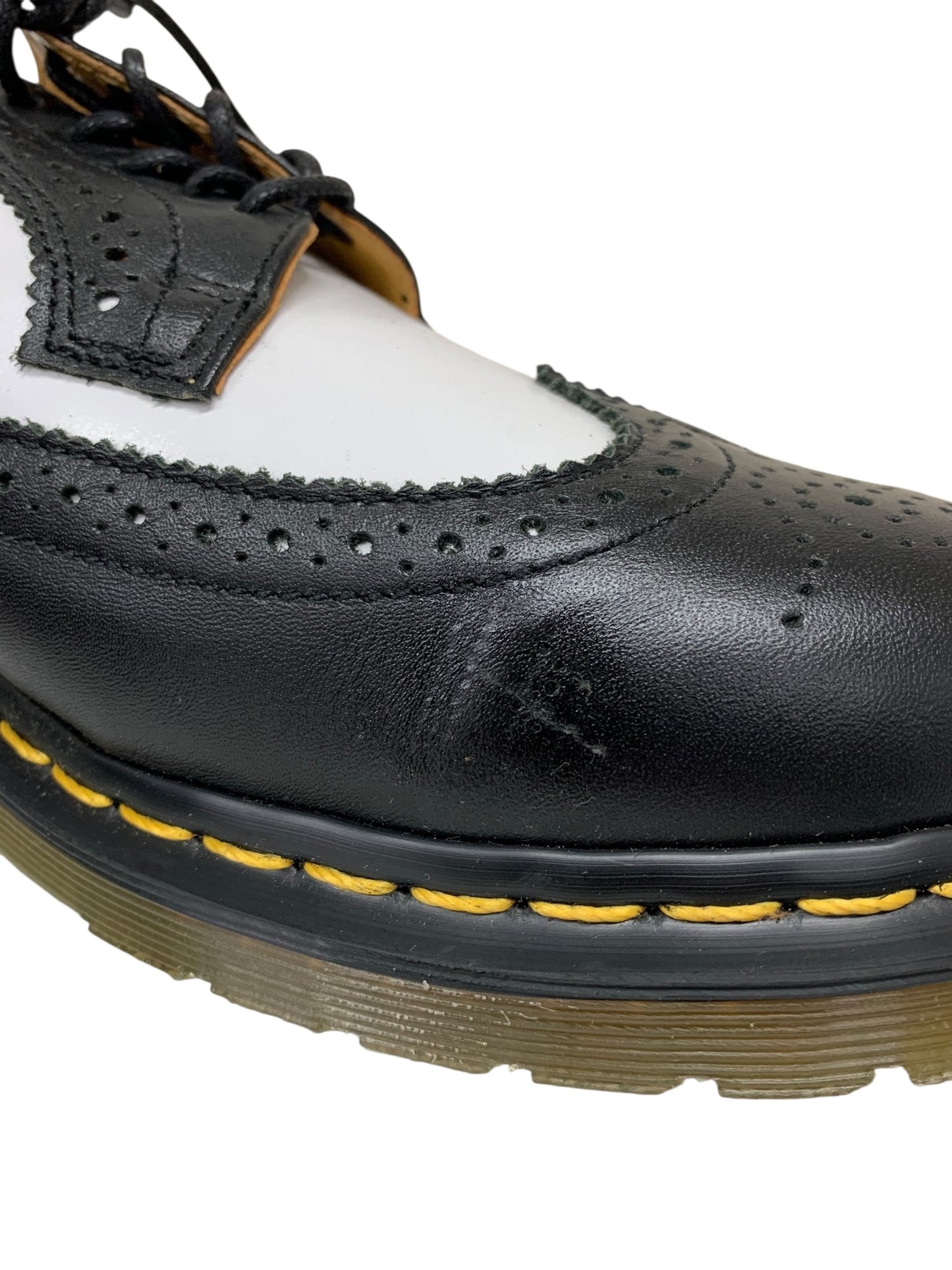 ドクターマーチン 3989 ブローグシューズ 6.5 ブラック ウイングチップ ITM6448B9R07